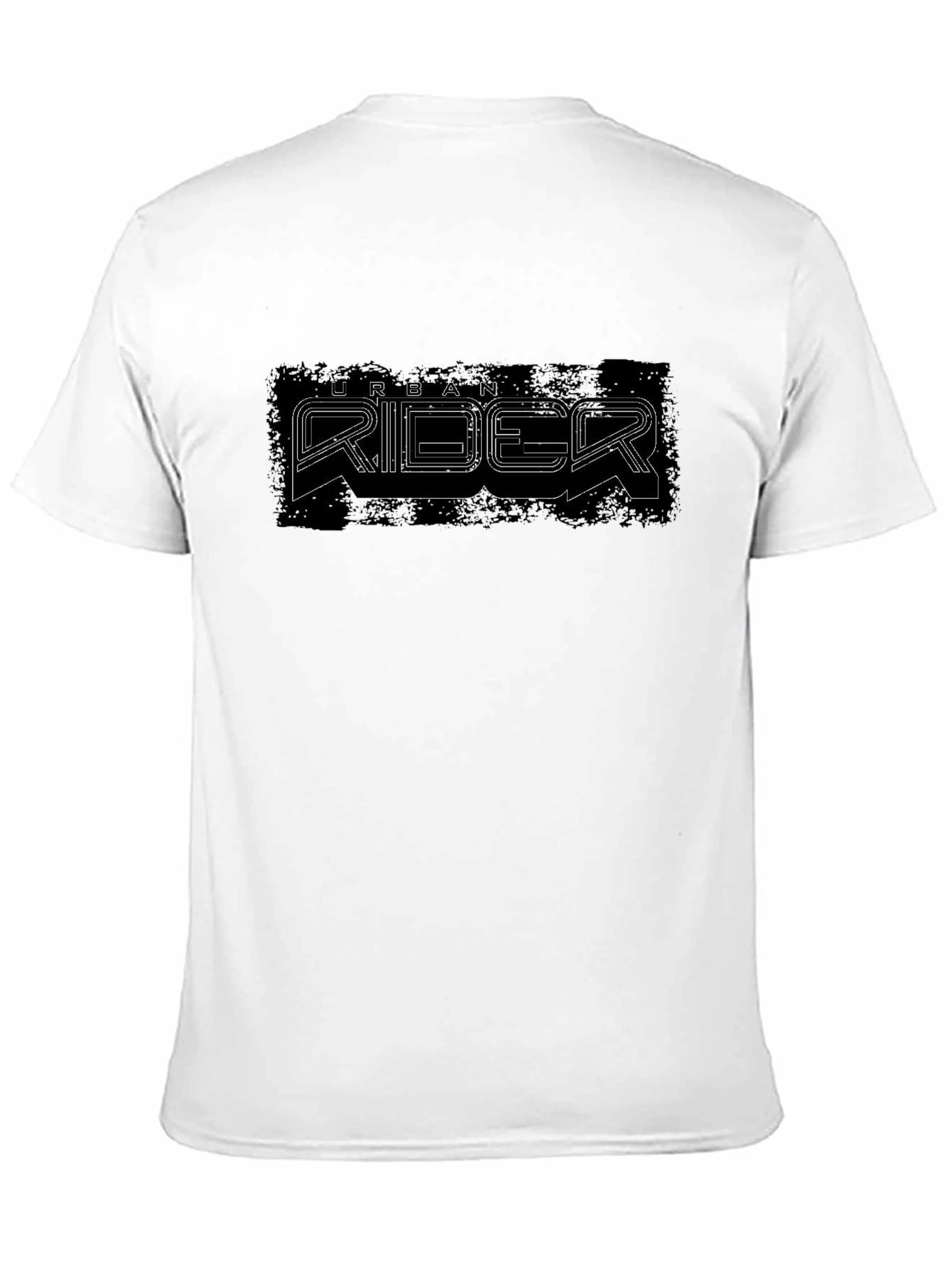 Urban Rider Graphic Tee - Cool Black T-Shirt