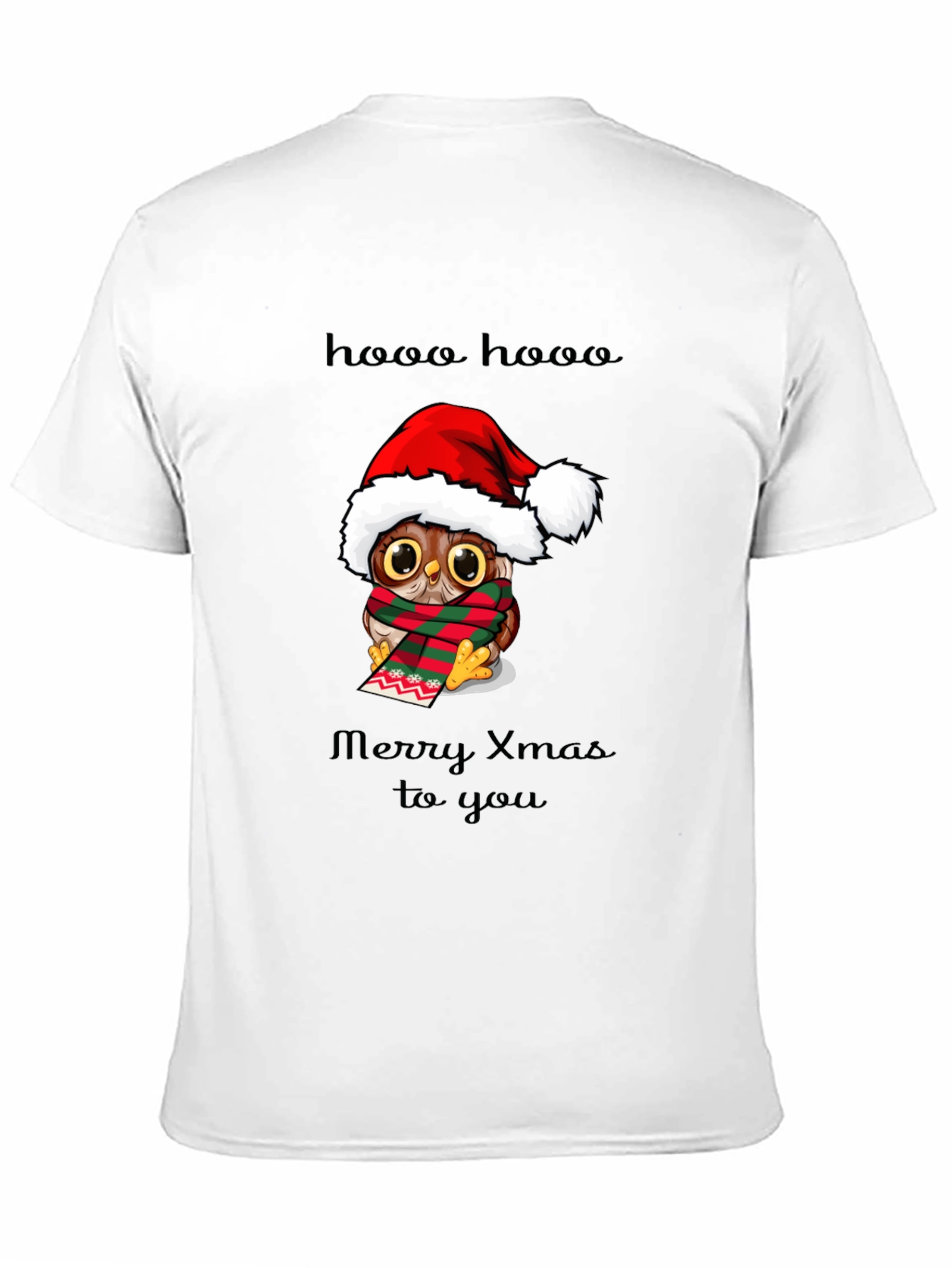 Christmas Owl Graphic T-Shirt