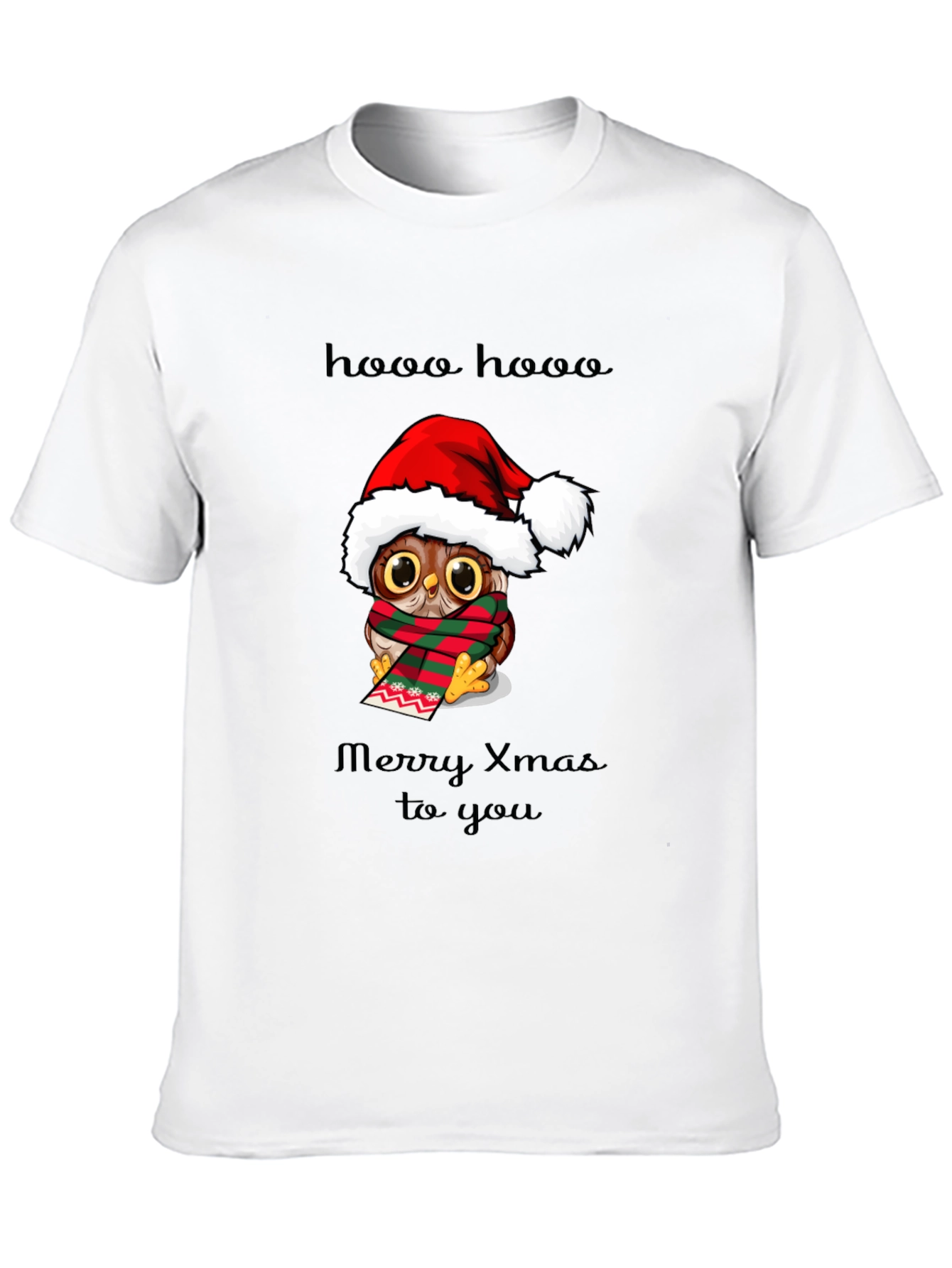 Christmas Owl Graphic T-Shirt