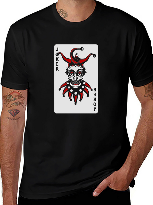 Joker Card Graphic Tee - Unisex Crew Neck T-Shirt