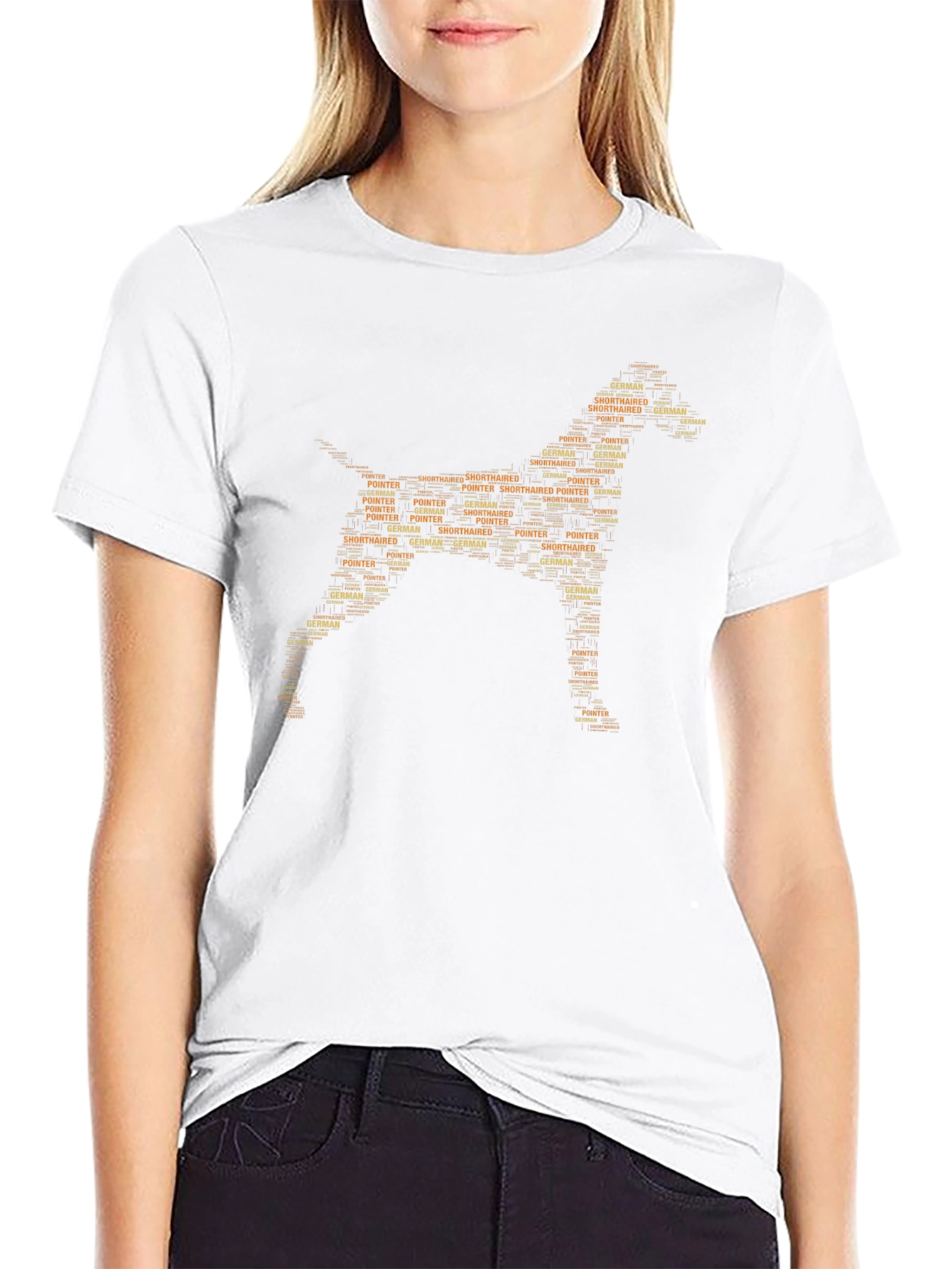 German Shorthaired Pointer Word Art Tee