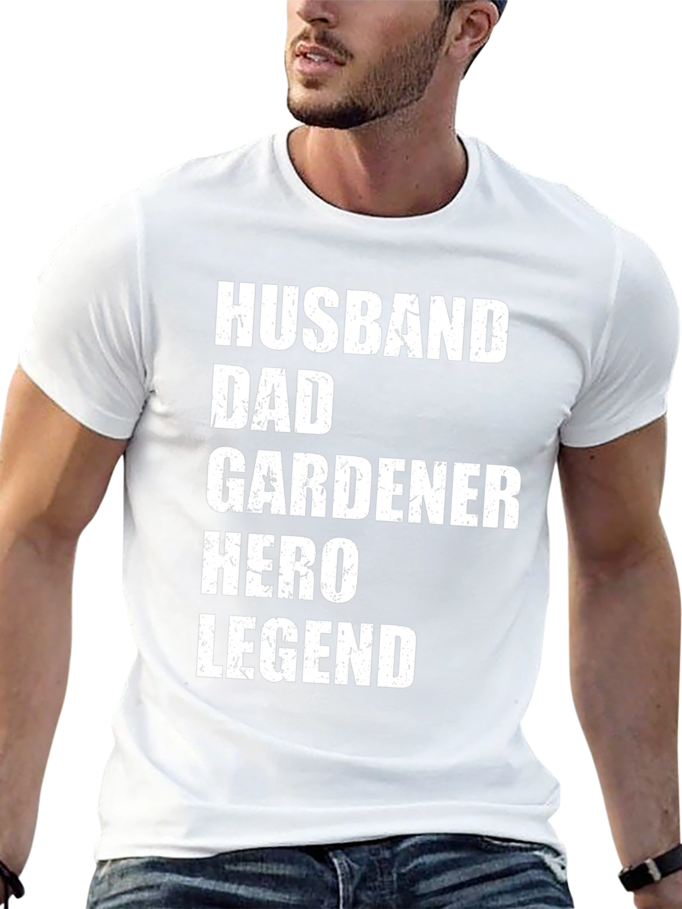 Husband Dad Gardener Hero Legend T-Shirt