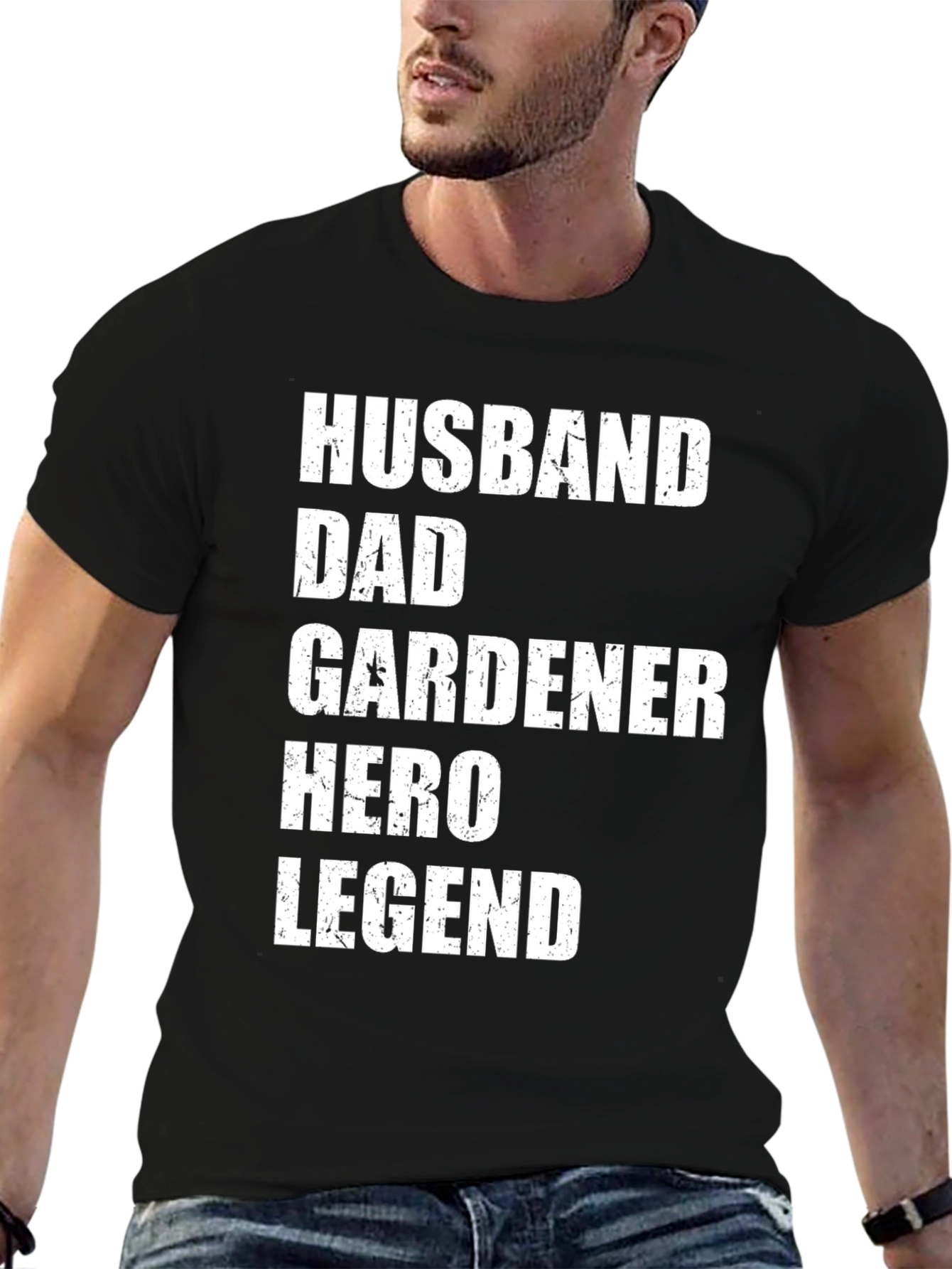 Husband Dad Gardener Hero Legend T-Shirt