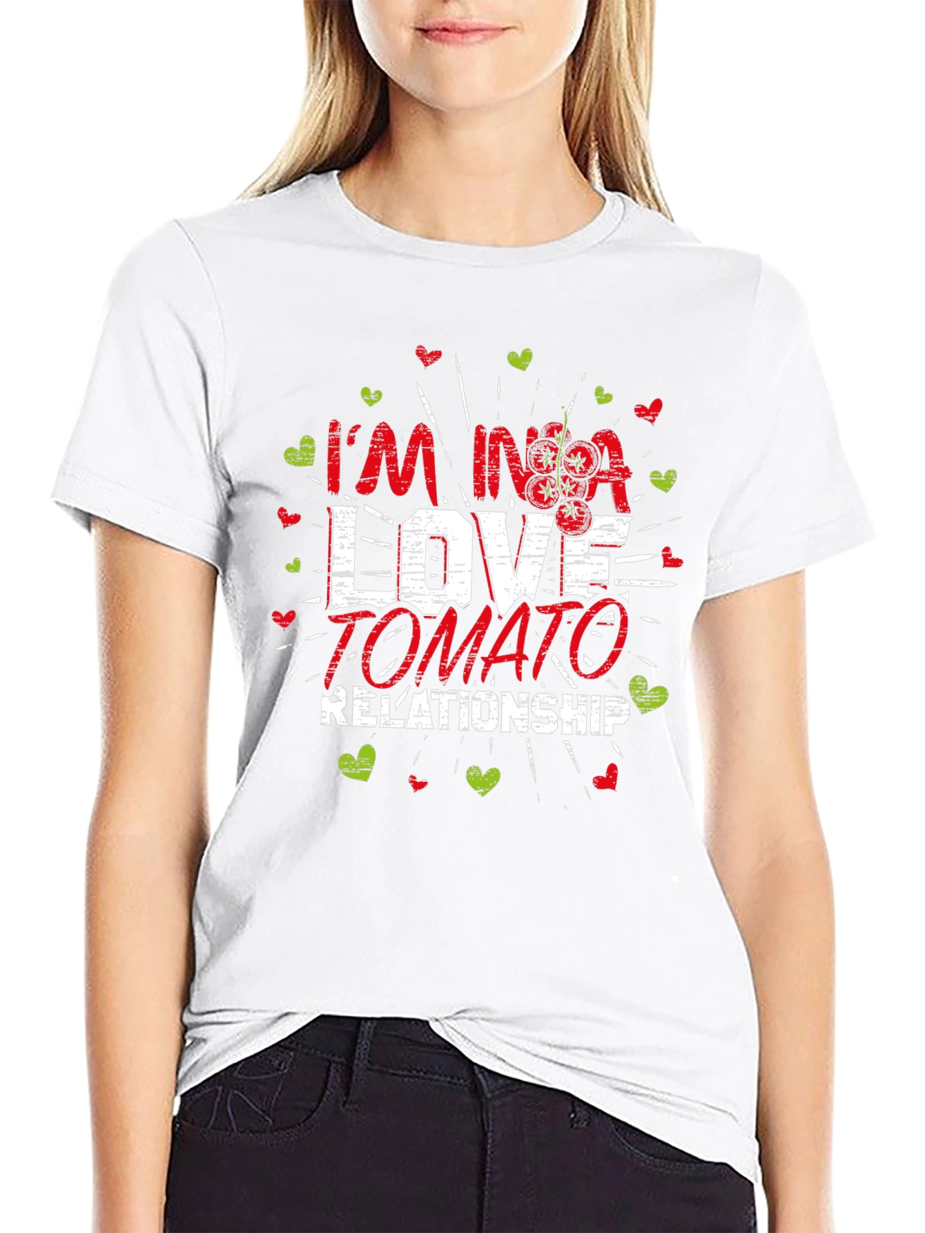 Im in a Love Tomato Relationship Graphic Tee