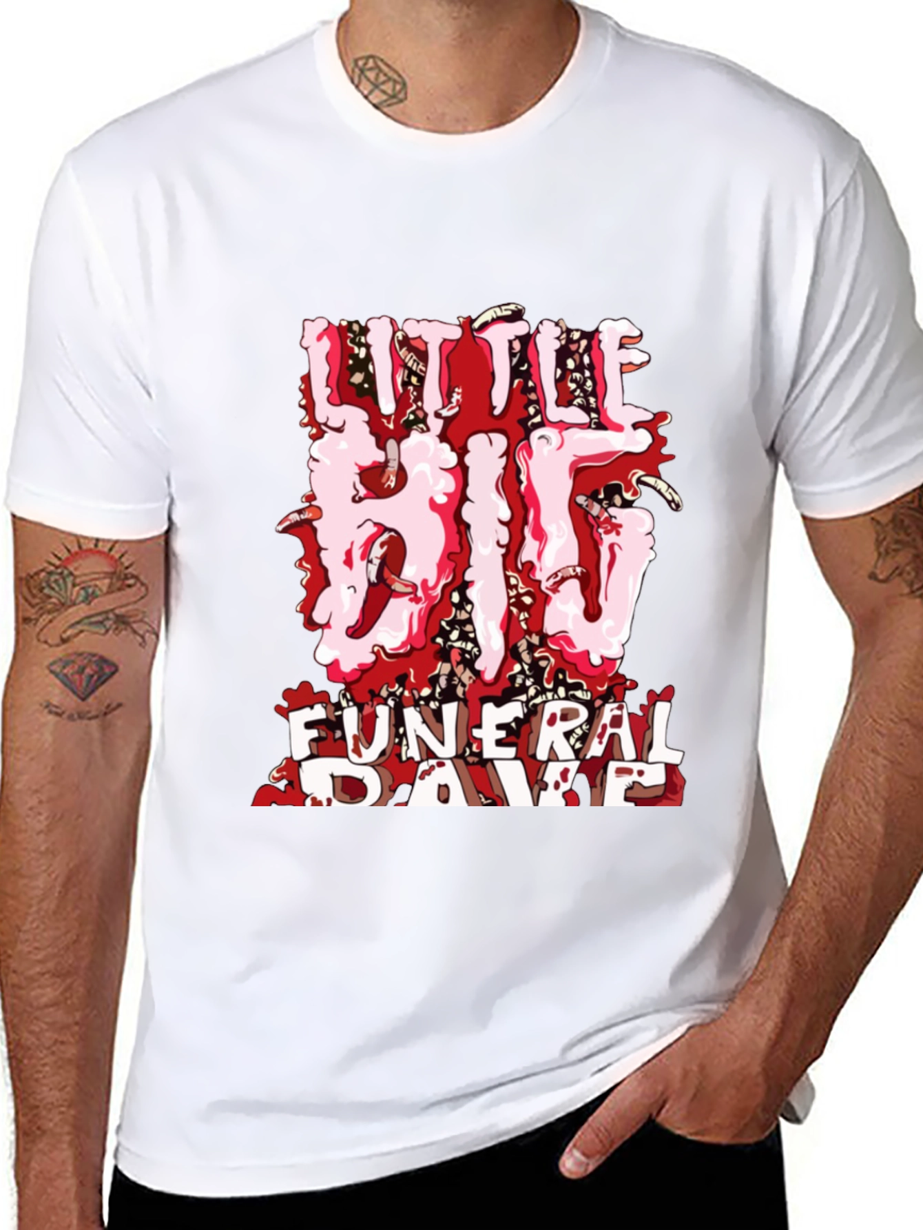 Little Big Funeral Rave Black T-Shirt