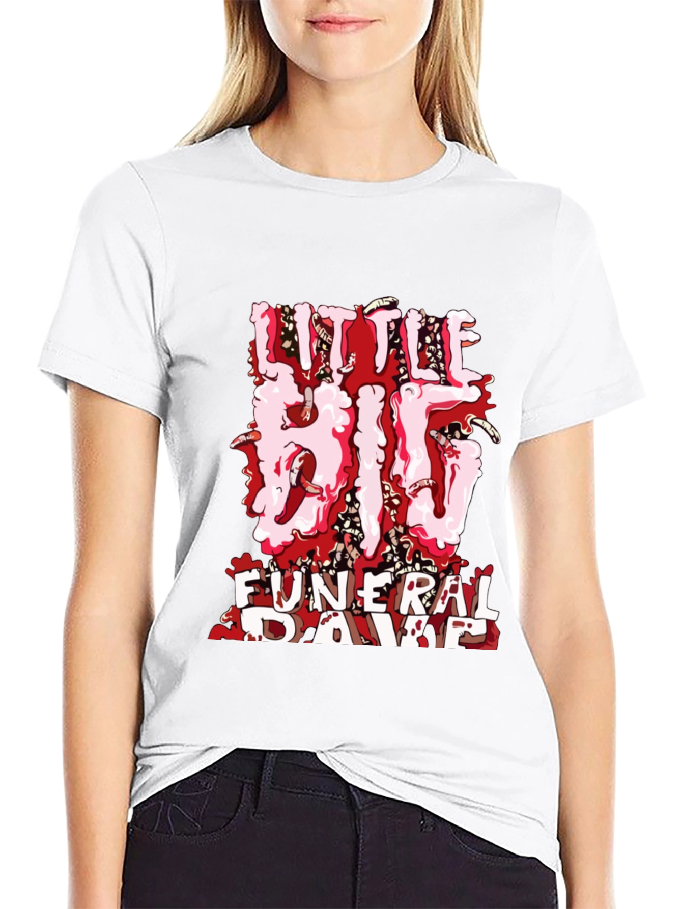 Little Big Funeral Rave Black T-Shirt