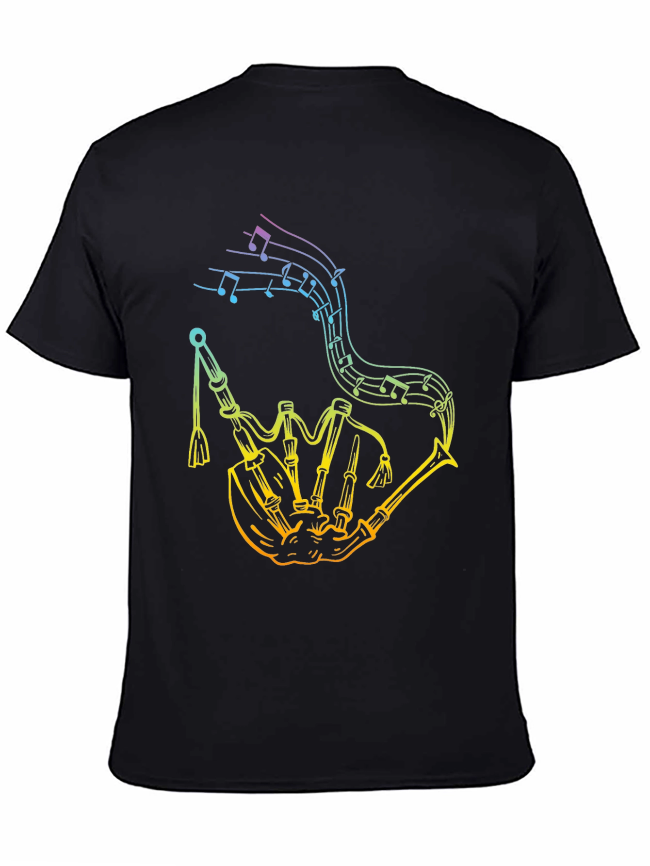 Rainbow Bagpipe Music Tee