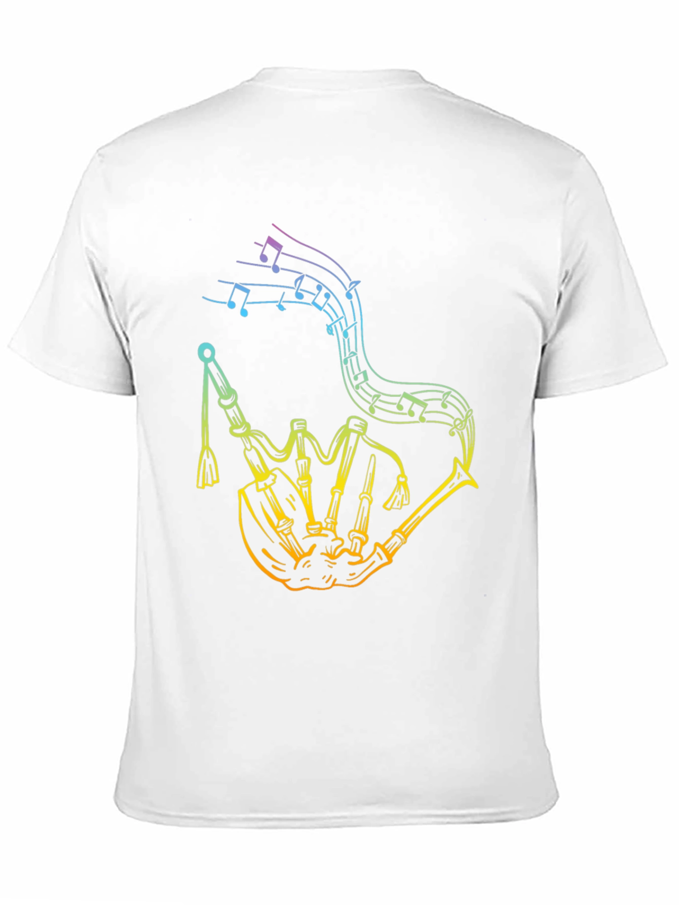 Rainbow Bagpipe Music Tee
