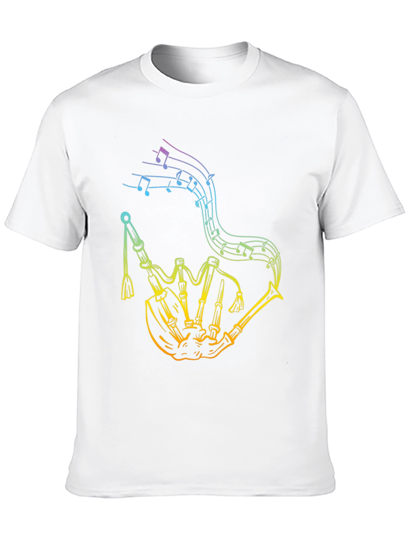 Rainbow Bagpipe Music Tee