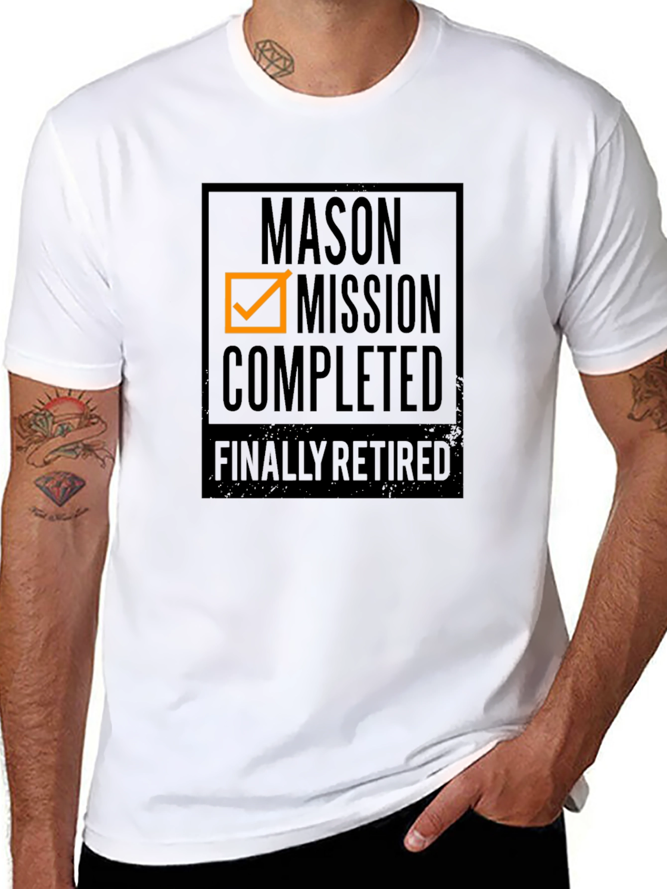 Mason Mission Completed Retired T-Shirt