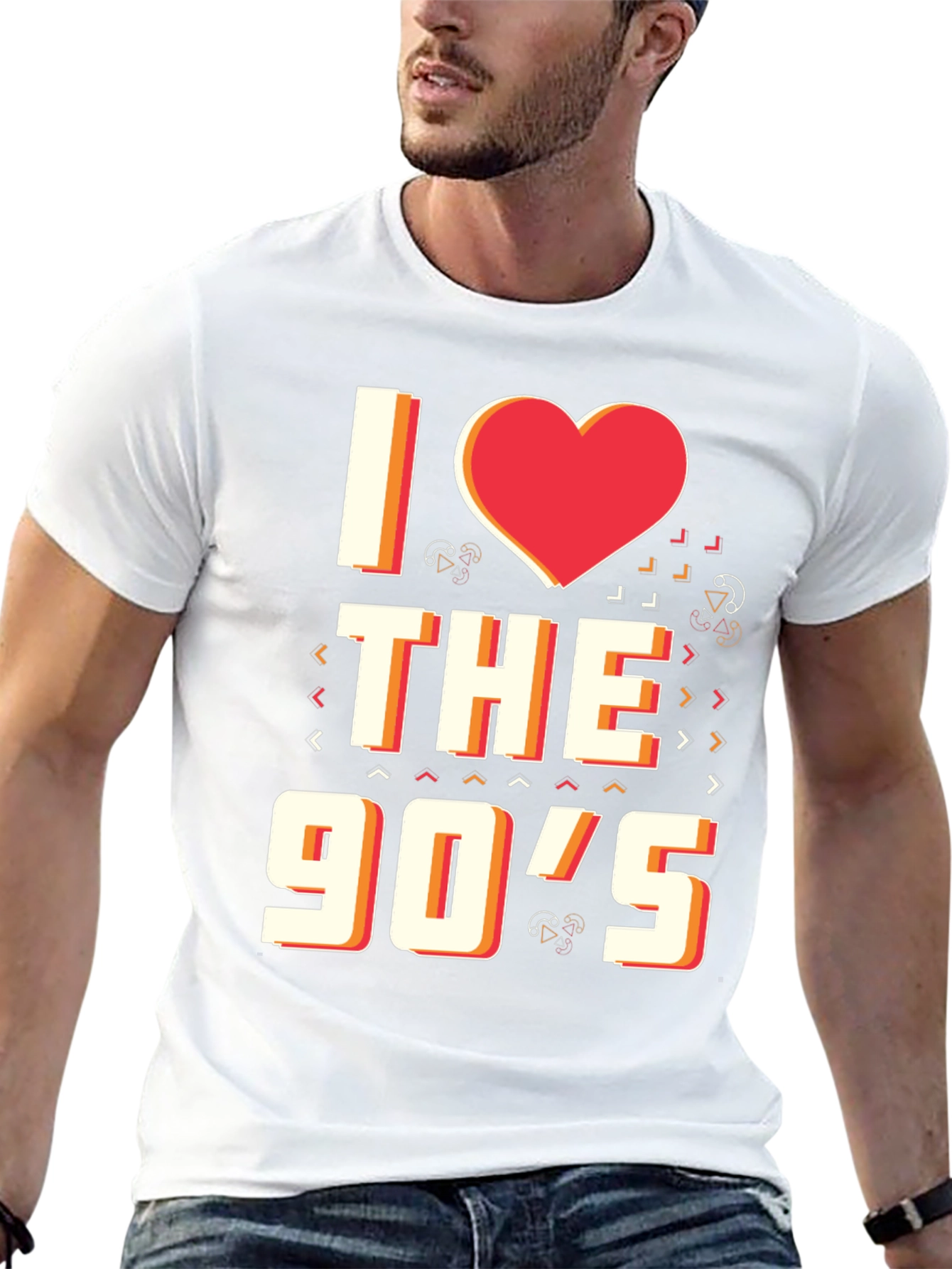 I Love the 90s Retro Graphic T-Shirt