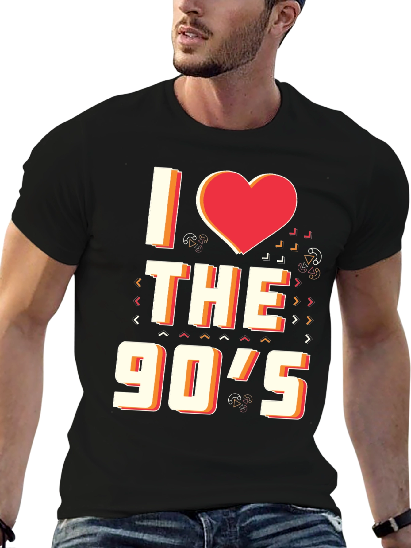 I Love the 90s Retro Graphic T-Shirt