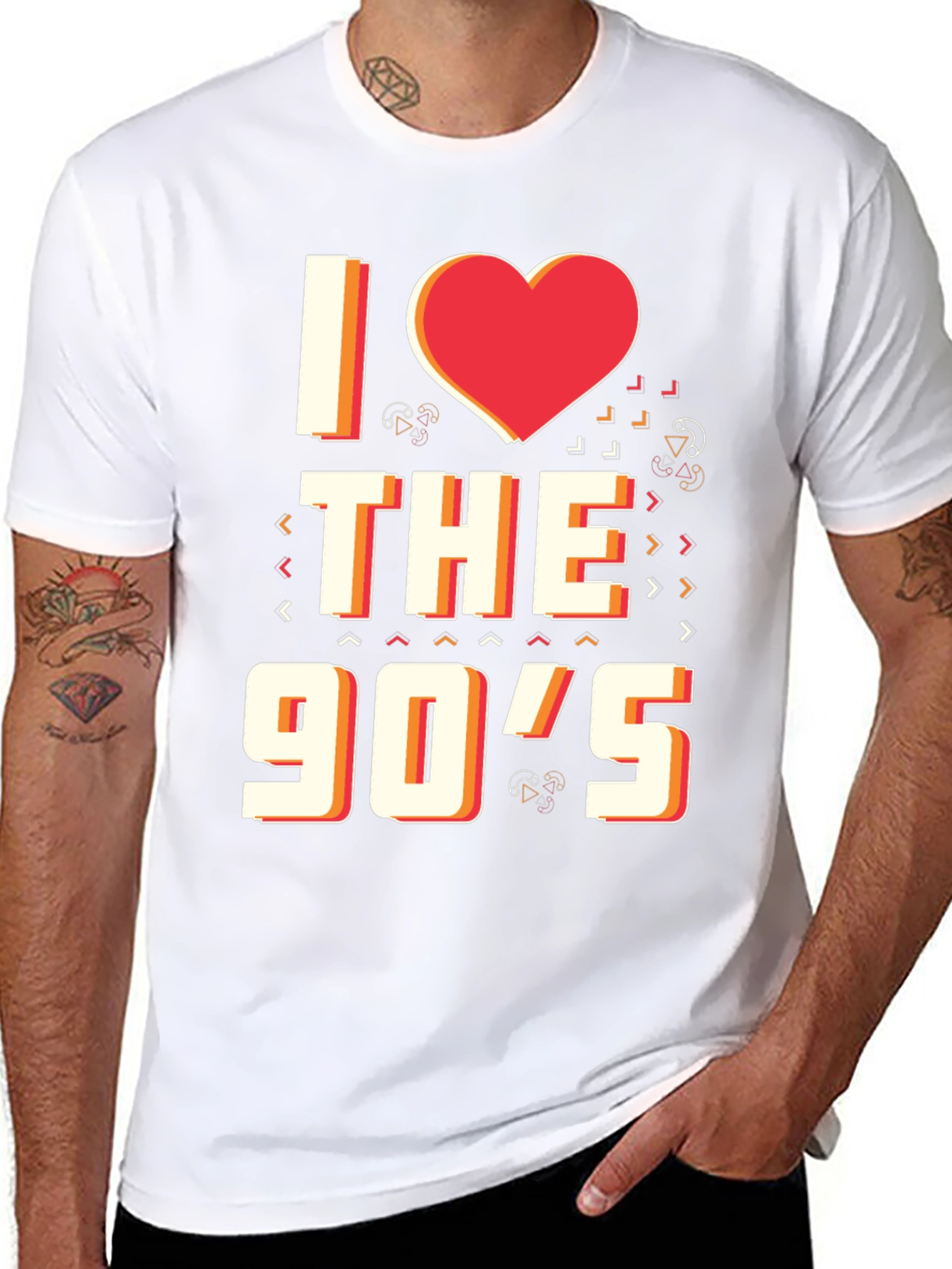 I Love the 90s Retro Graphic T-Shirt