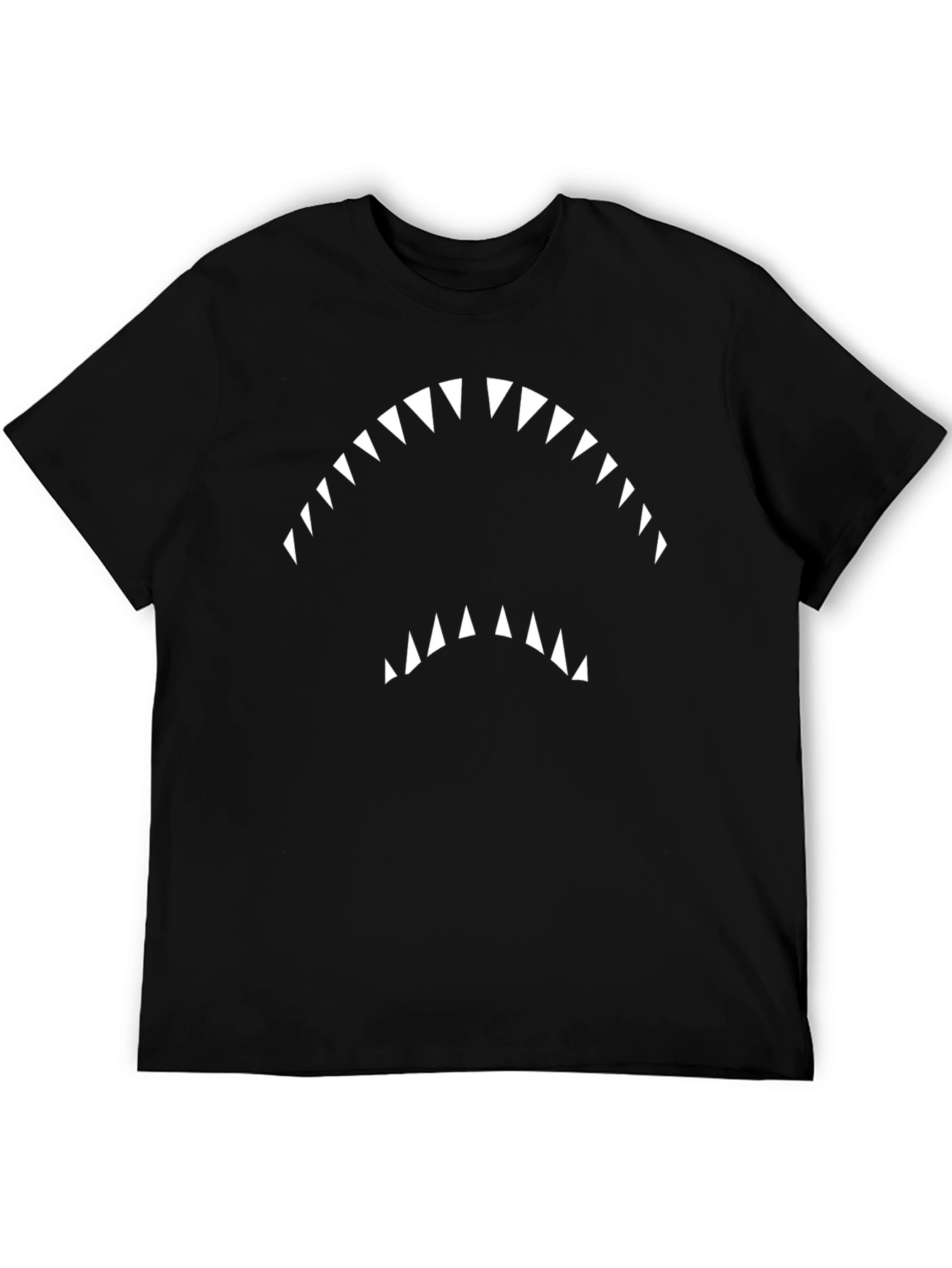Shark Jaw Graphic T-Shirt - Black
