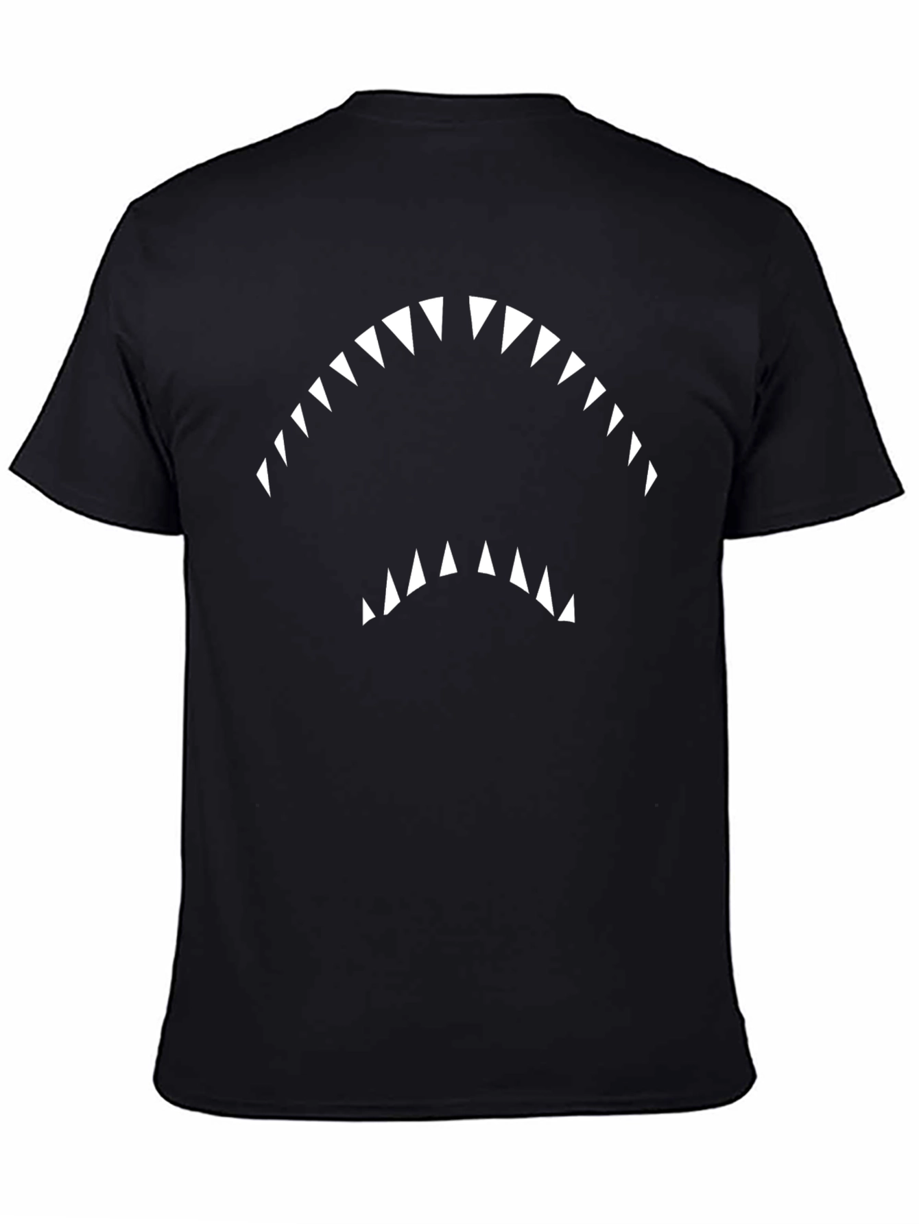 Shark Jaw Graphic T-Shirt - Black