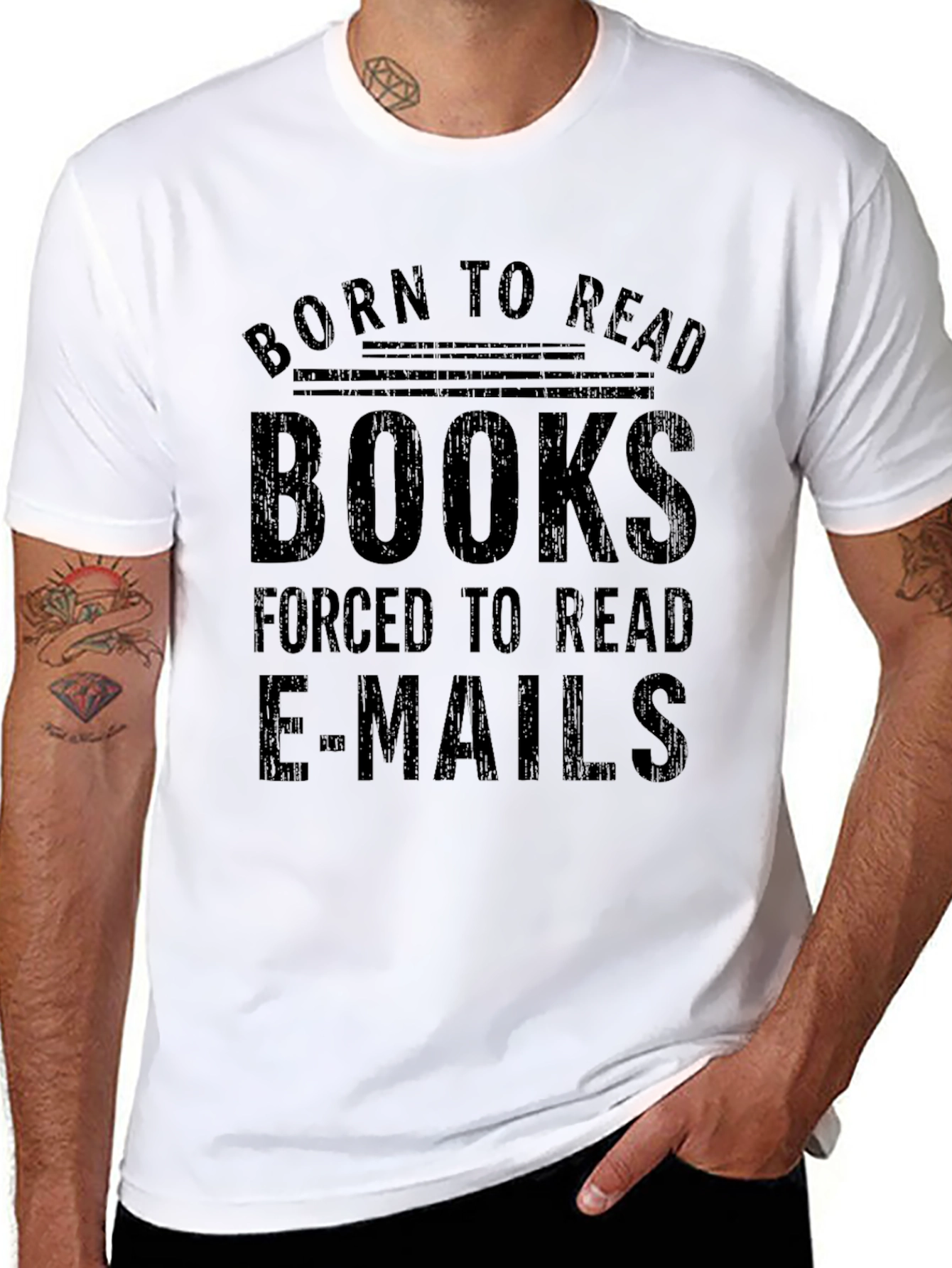 Born to Read Books Graphic Tee