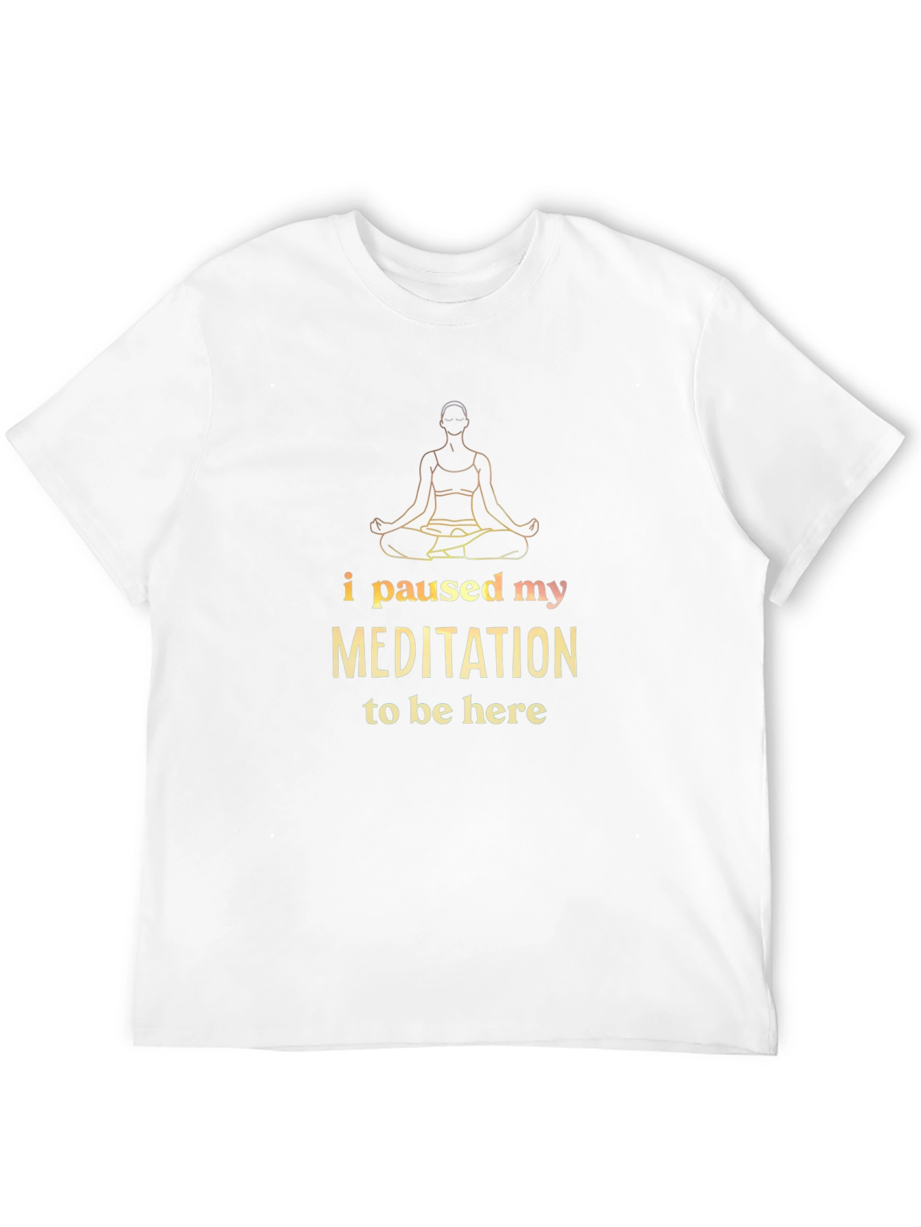 Meditation Break Black T-Shirt