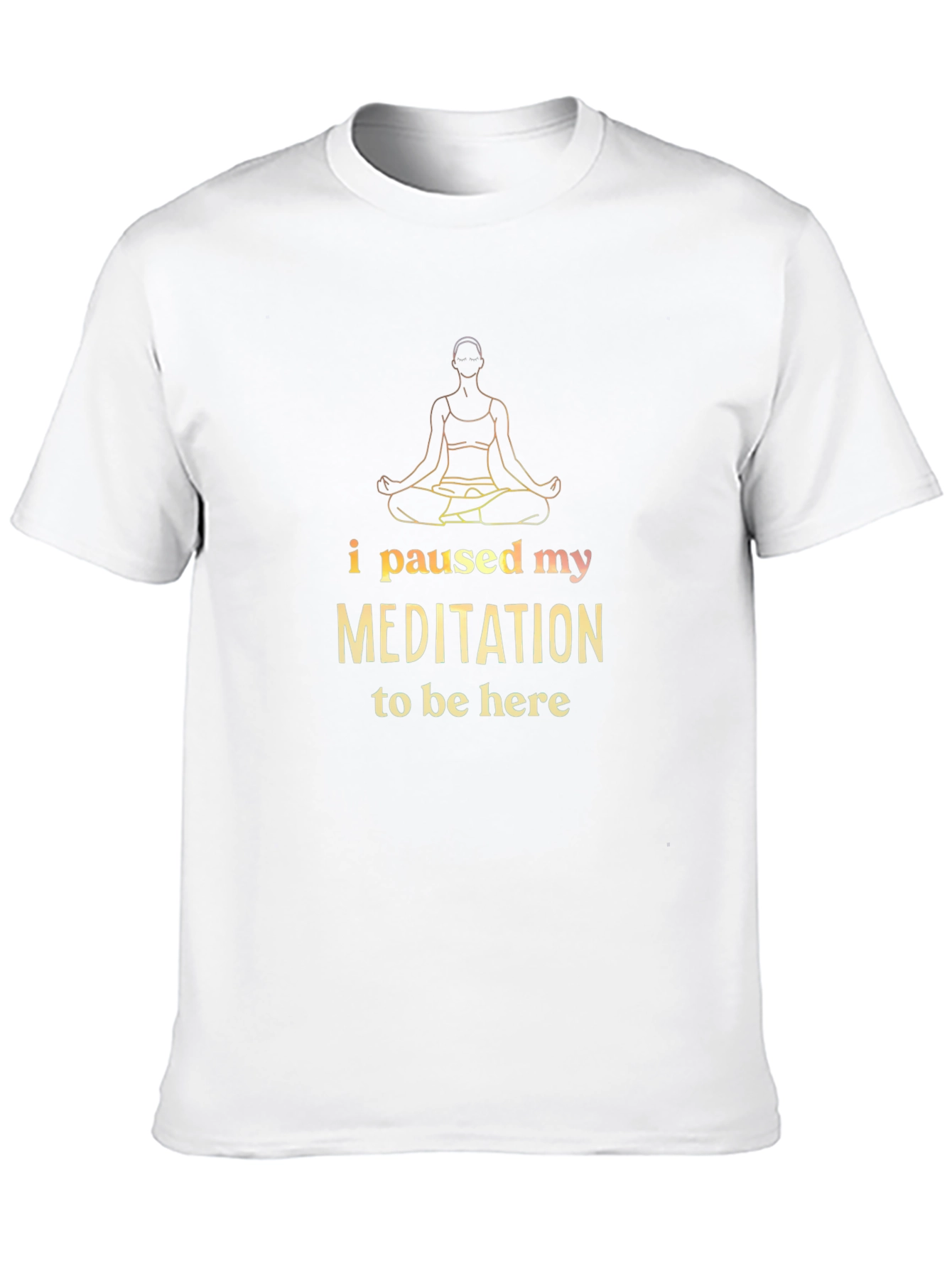 Meditation Break Black T-Shirt