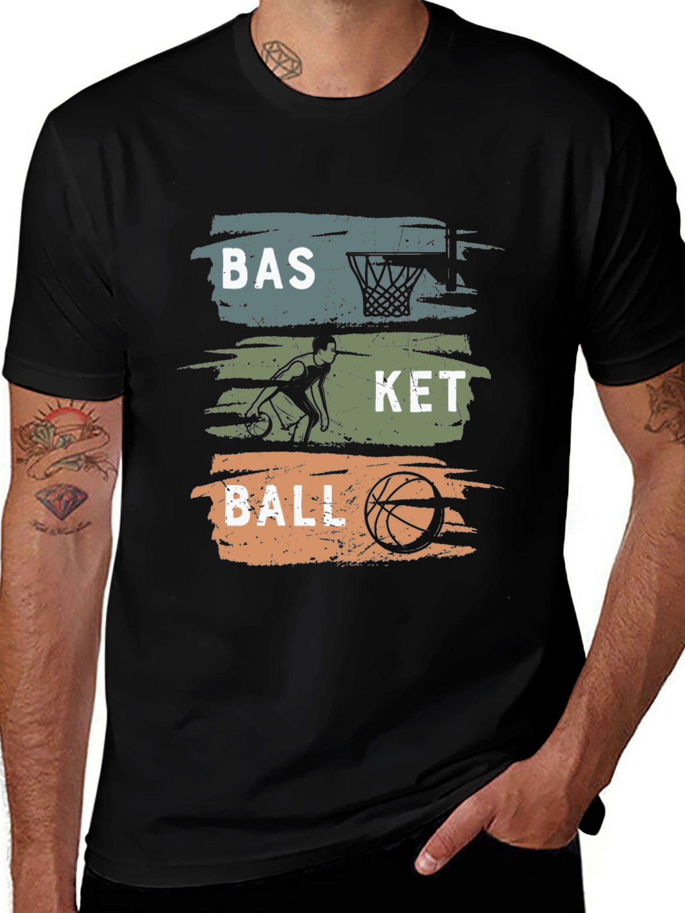 Basketball Graphic T-Shirt: BASKETBALL