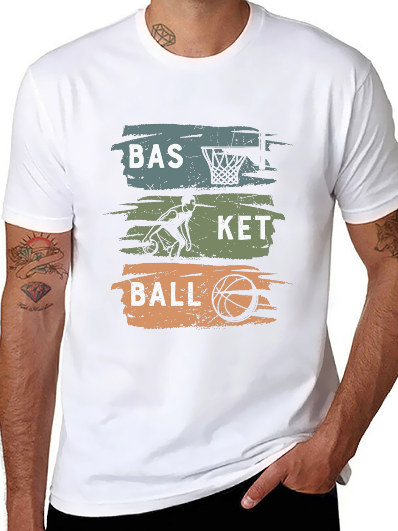 Basketball Graphic T-Shirt: BASKETBALL