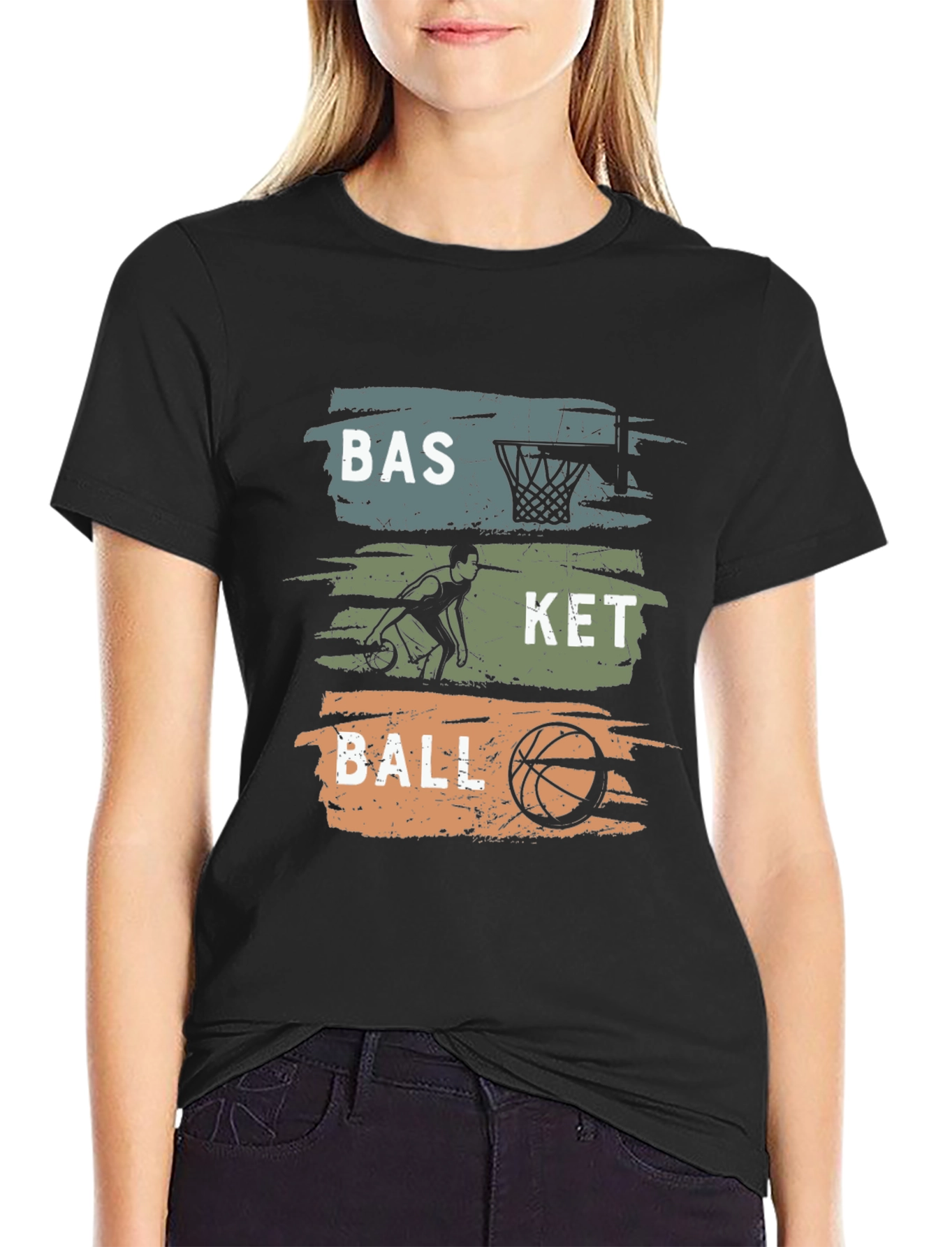 Basketball Graphic T-Shirt: BASKETBALL
