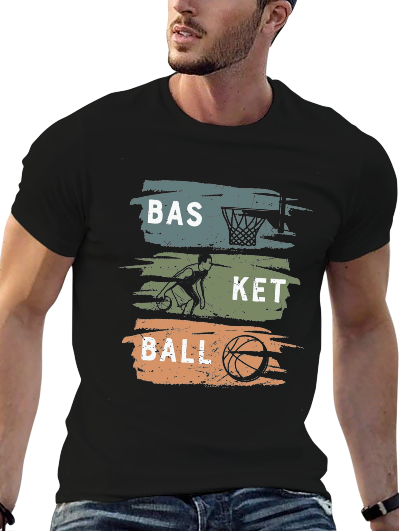 Basketball Graphic T-Shirt: BASKETBALL