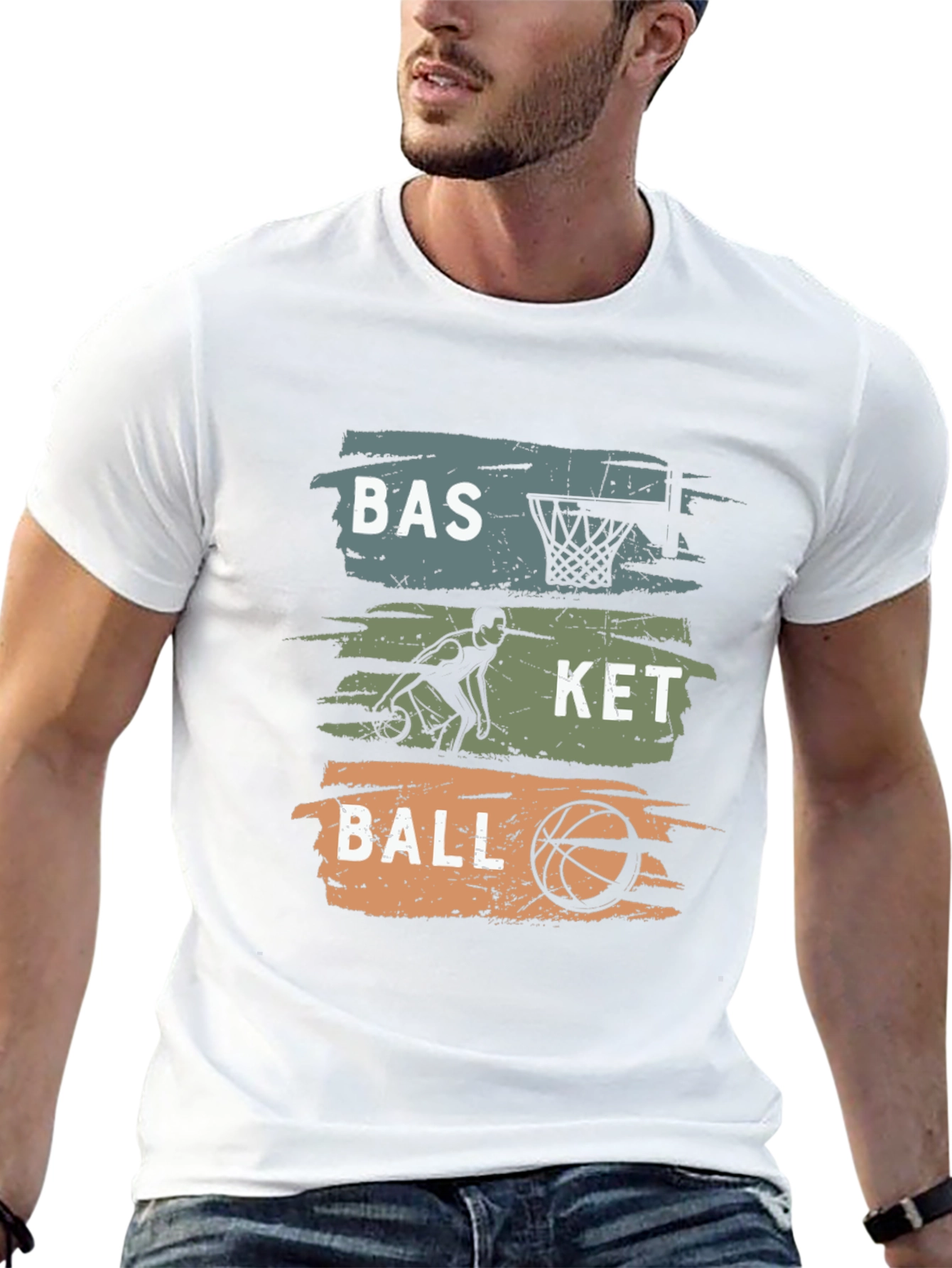 Basketball Graphic T-Shirt: BASKETBALL