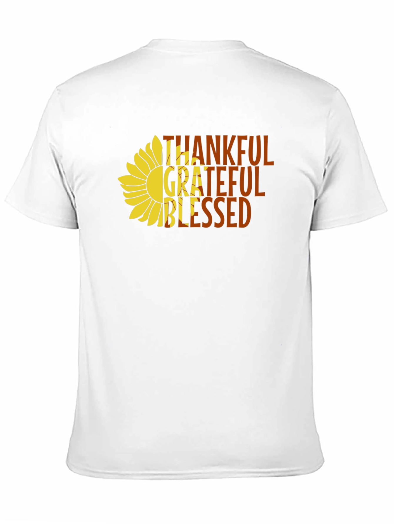 Thankful Grateful Blessed Graphic T-Shirt