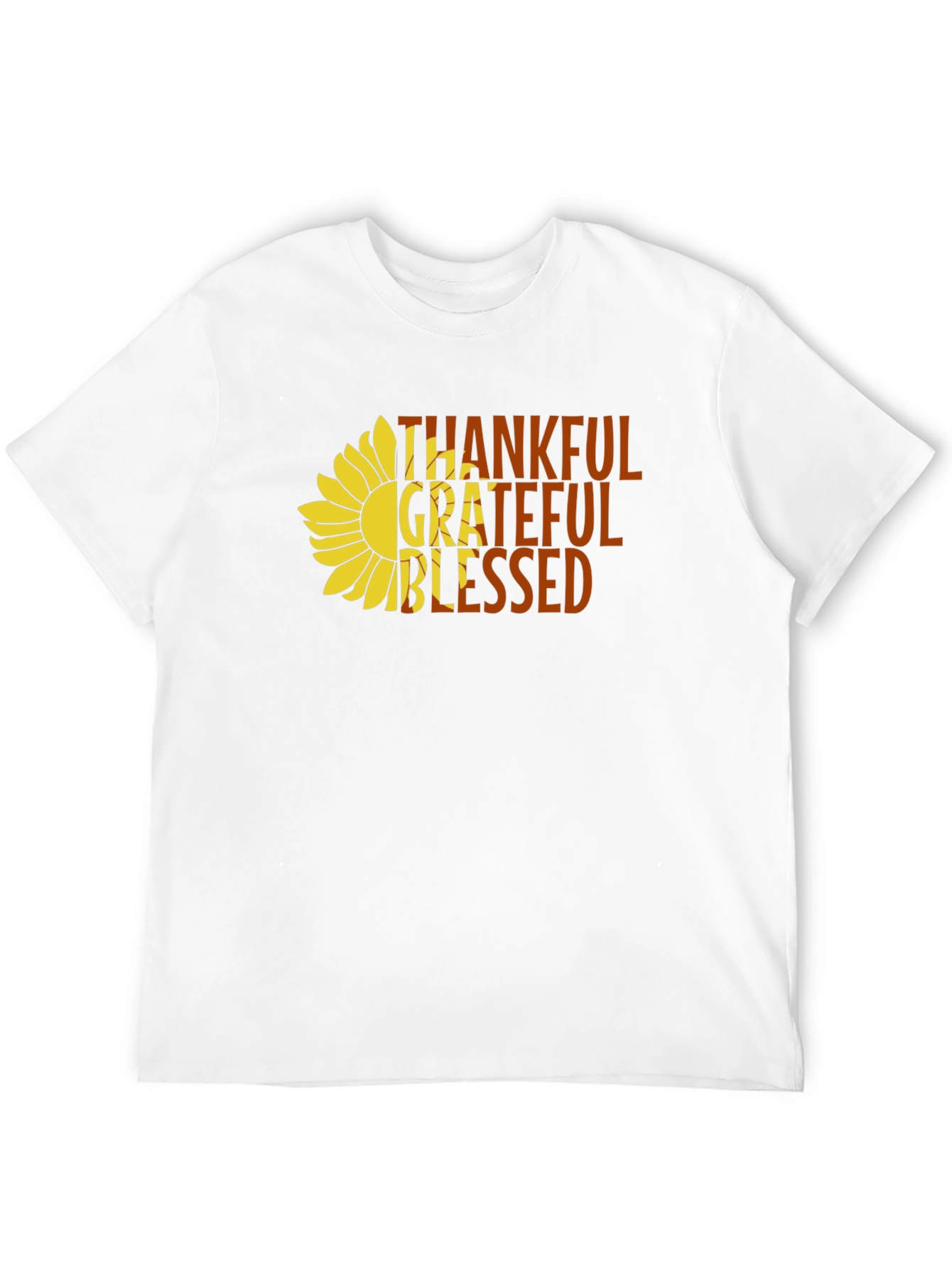 Thankful Grateful Blessed Graphic T-Shirt
