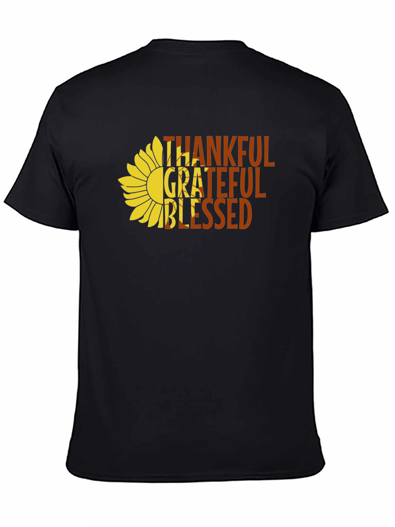 Thankful Grateful Blessed Graphic T-Shirt