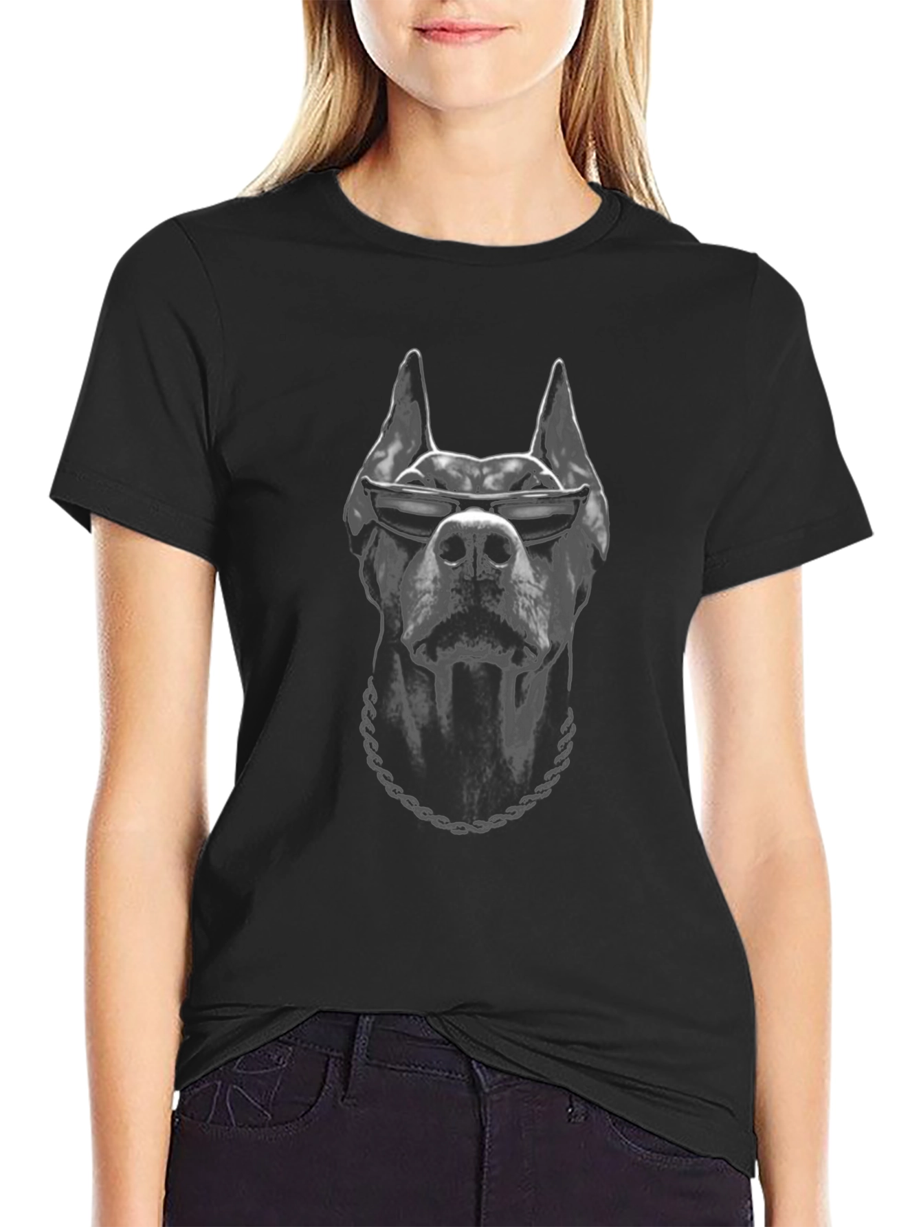 Cool Doberman Graphic Tee