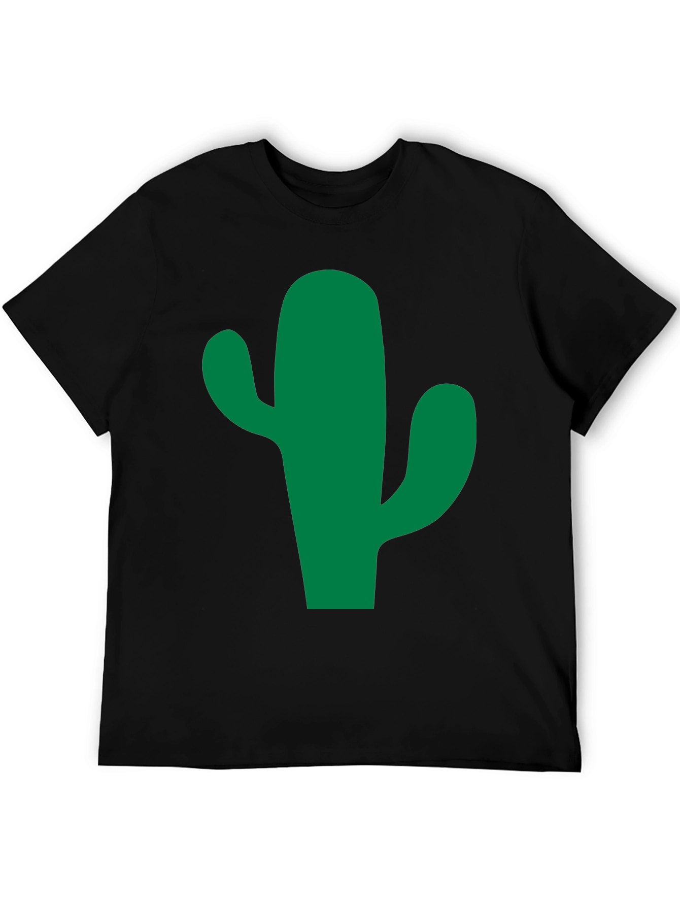 Cactus Graphic Tee - Black Cotton Blend