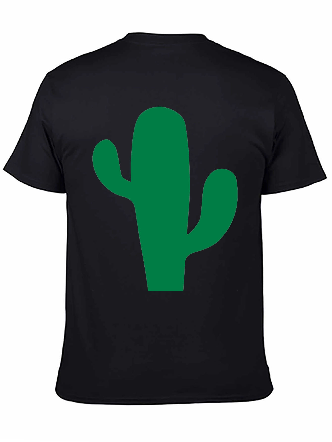 Cactus Graphic Tee - Black Cotton Blend