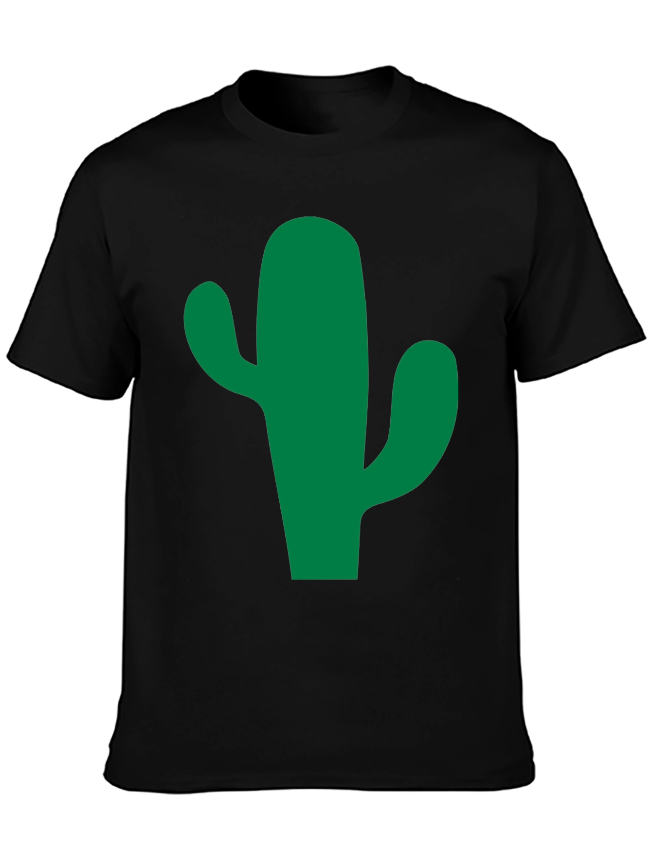 Cactus Graphic Tee - Black Cotton Blend
