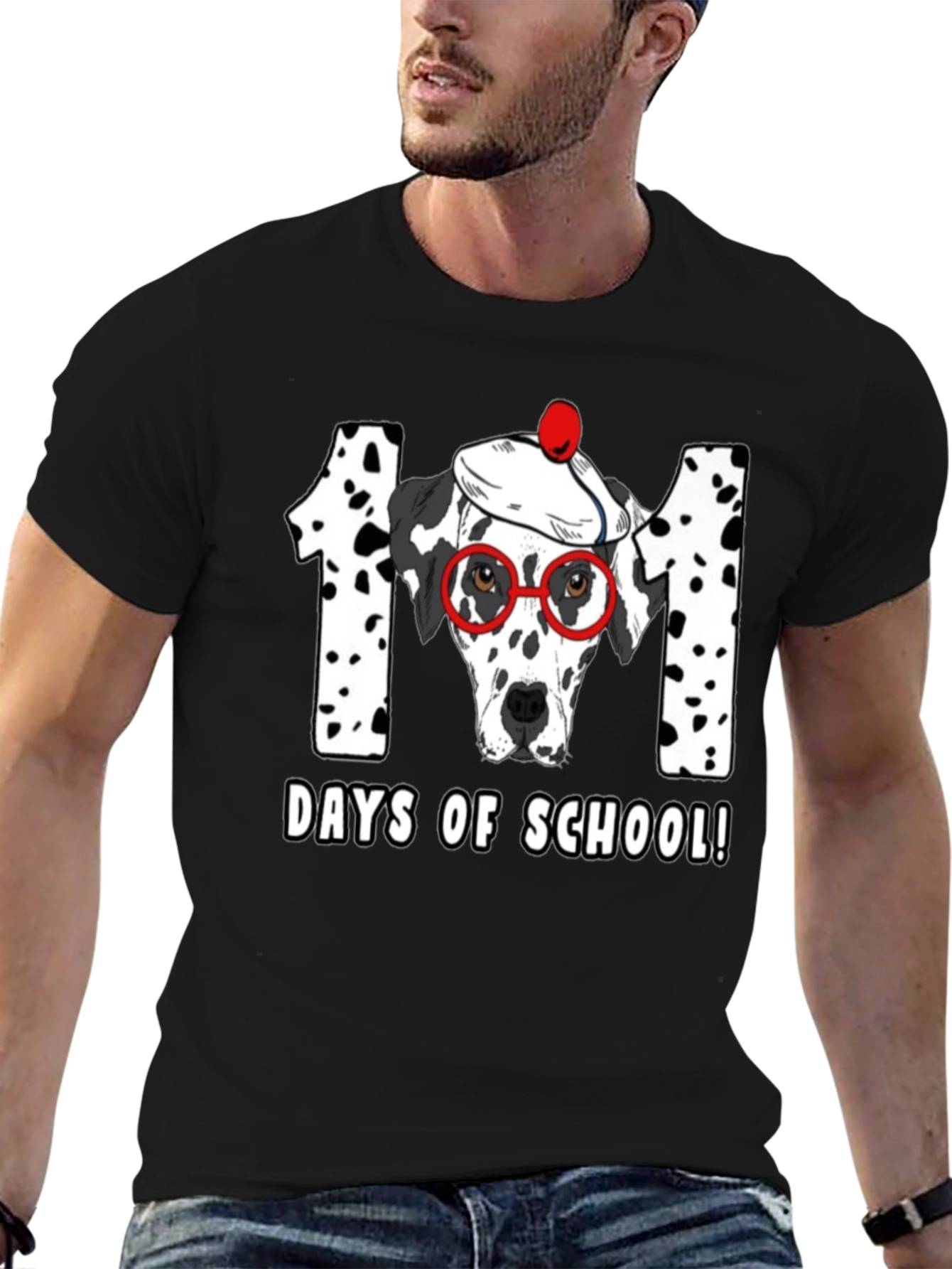 101 Days of School Dalmatian T-Shirt