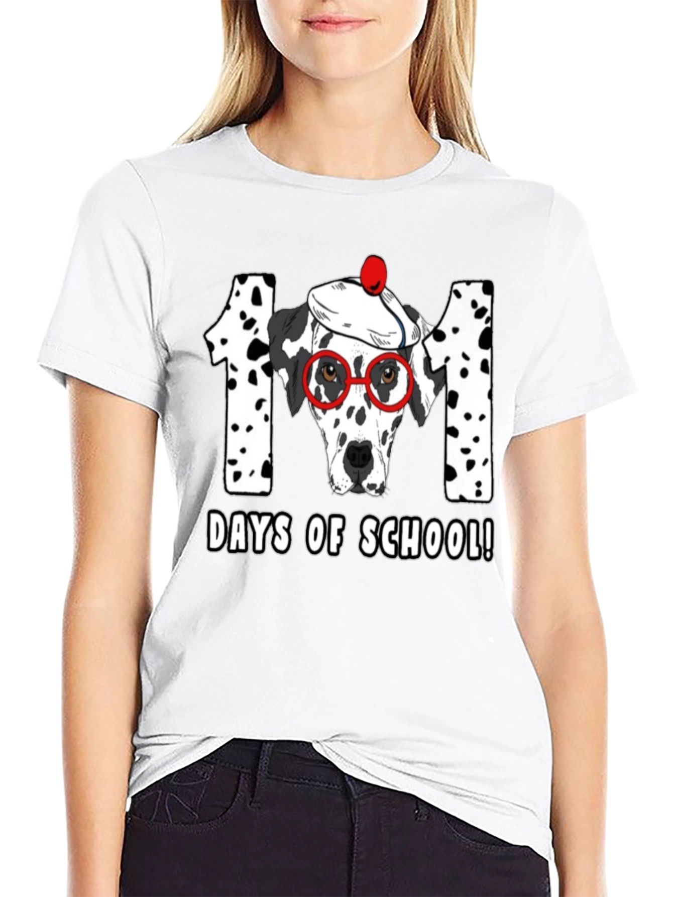 101 Days of School Dalmatian T-Shirt