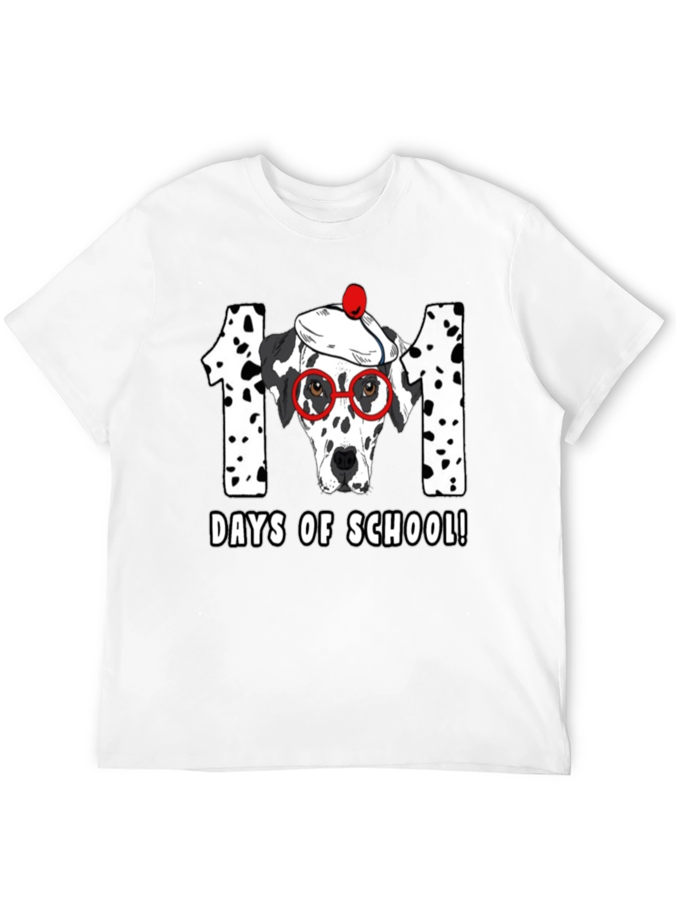 101 Days of School Dalmatian T-Shirt