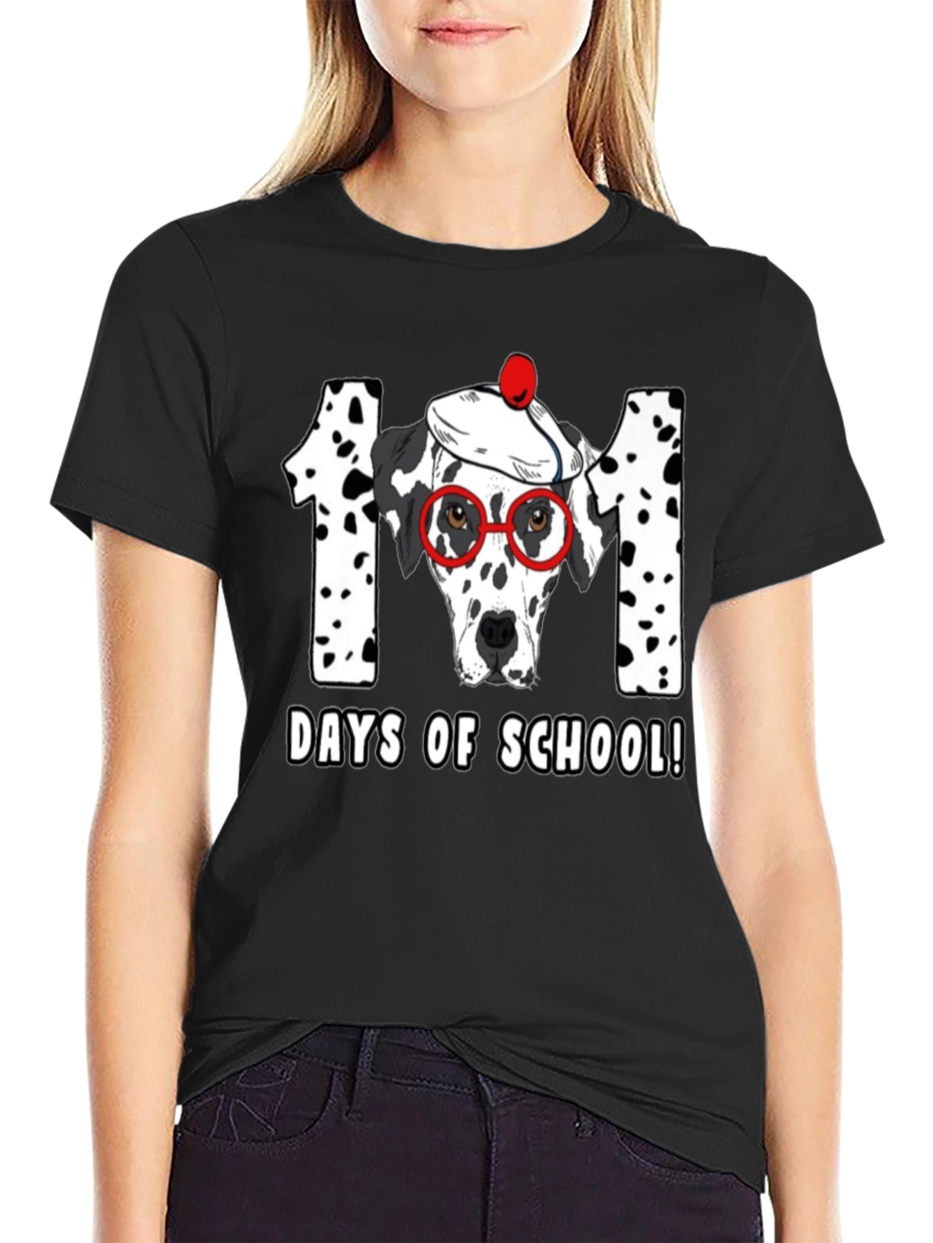 101 Days of School Dalmatian T-Shirt