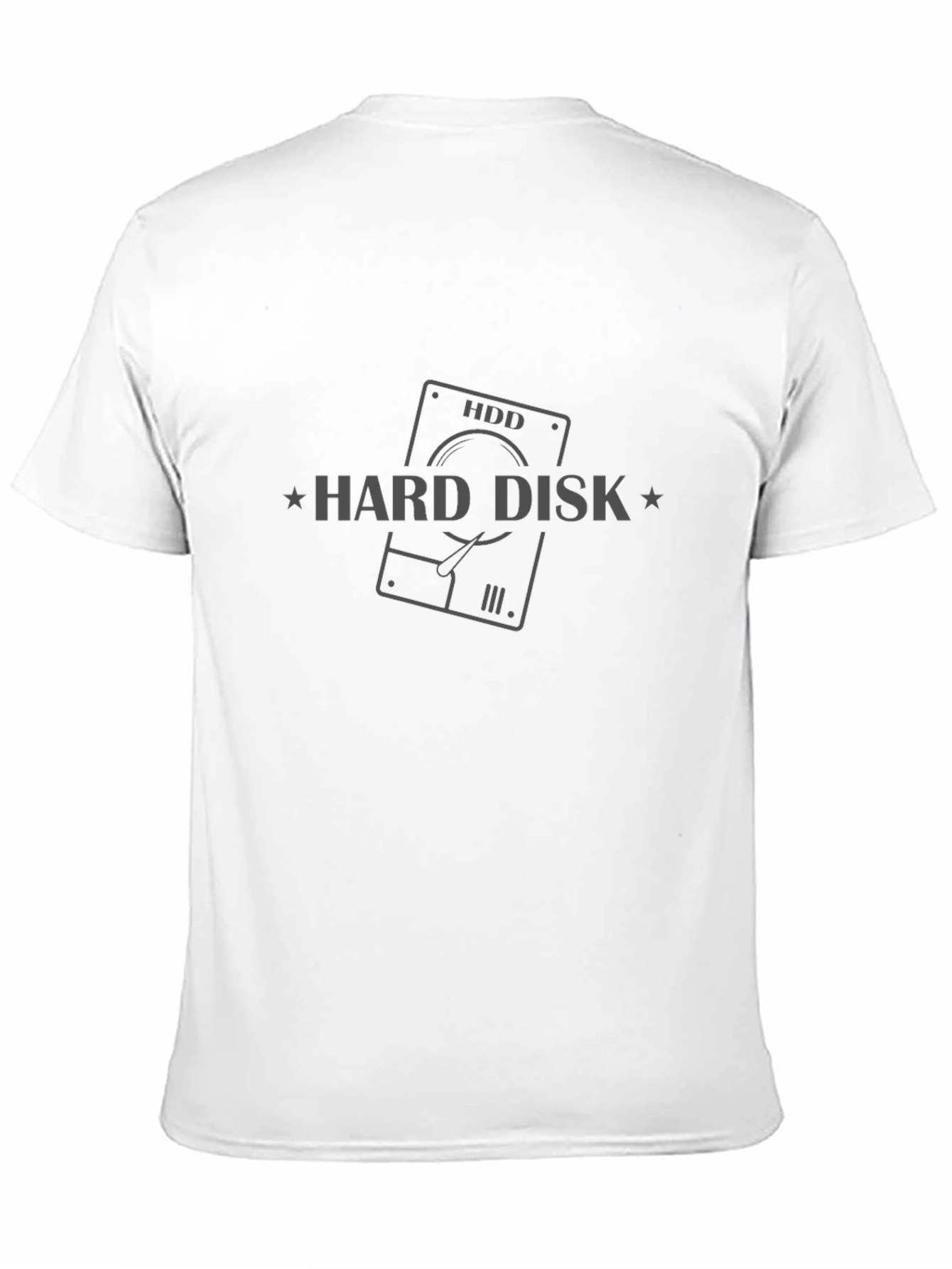 Hard Disk Drive Geek T-Shirt - Black HDD Design