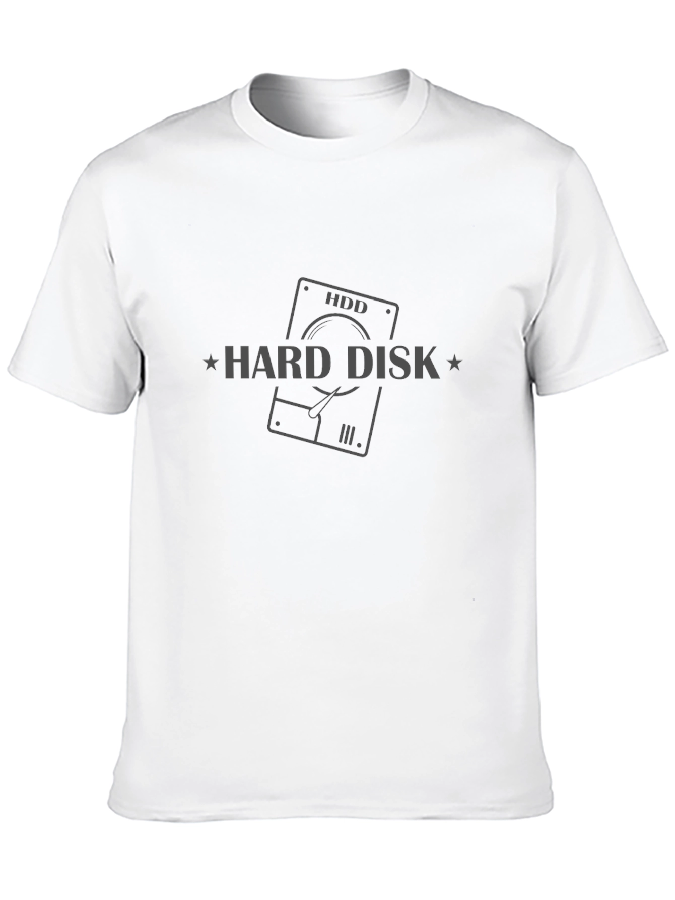 Hard Disk Drive Geek T-Shirt - Black HDD Design