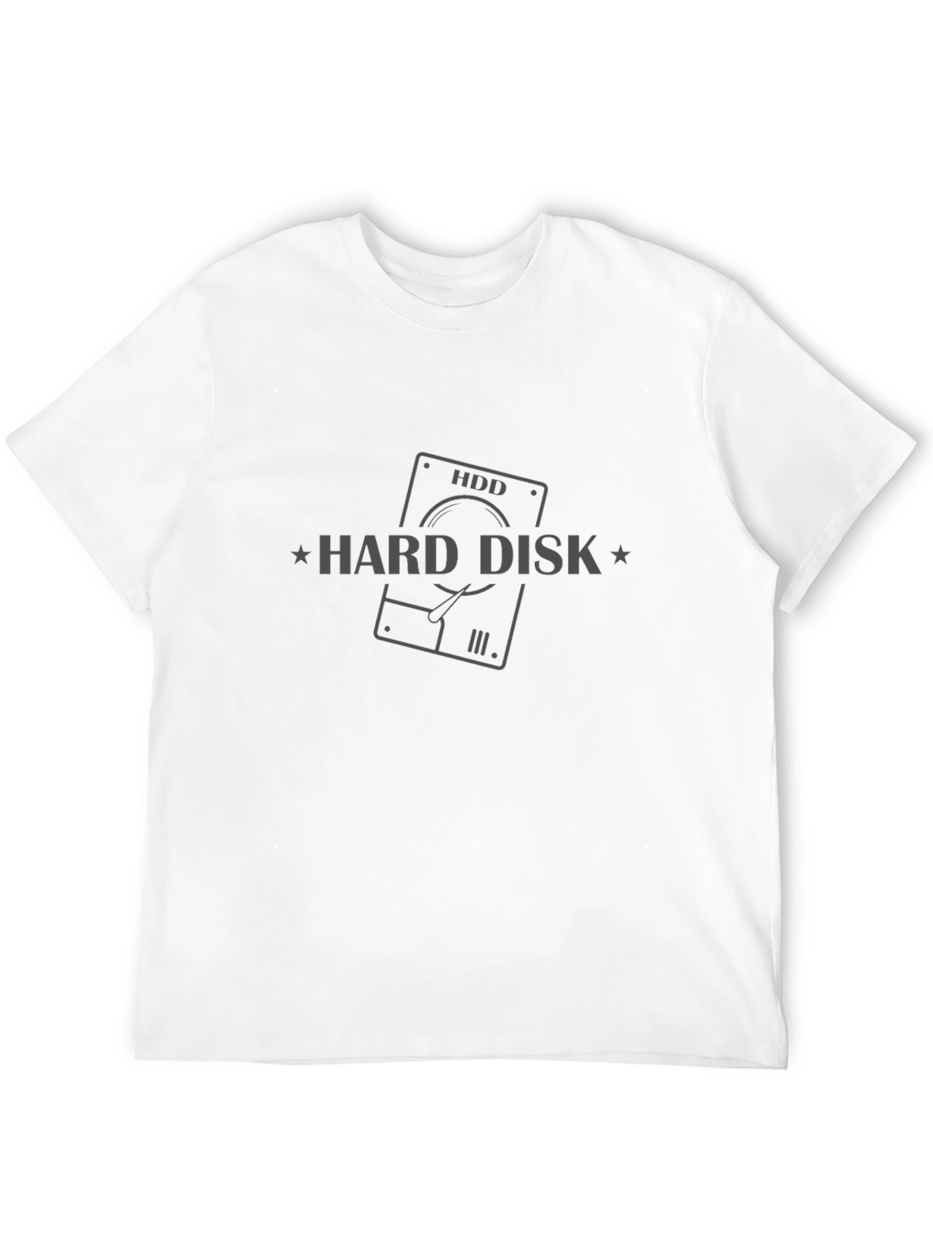 Hard Disk Drive Geek T-Shirt - Black HDD Design