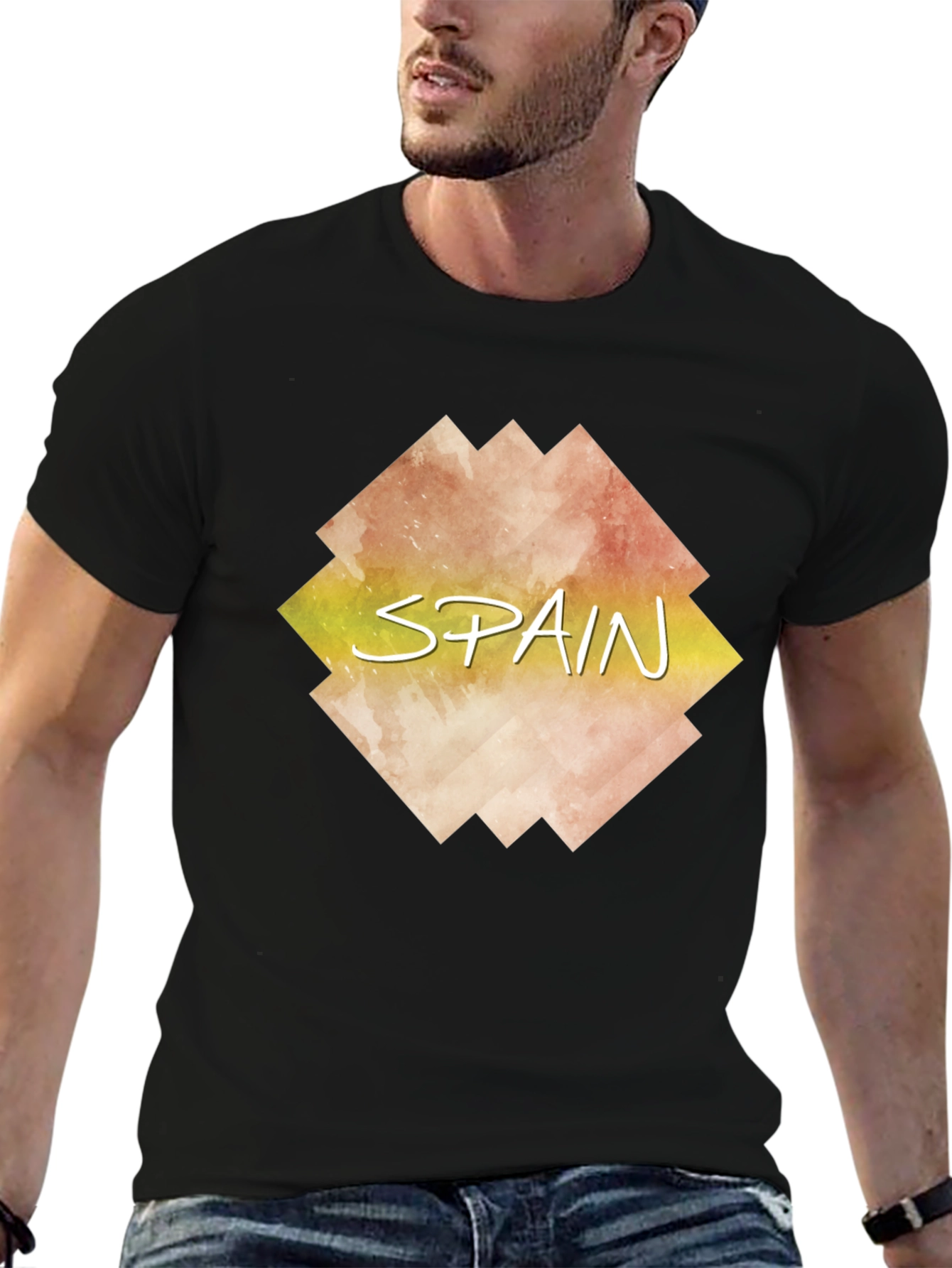 Spain Graphic Tee - Modern Tourist Souvenir Shirt