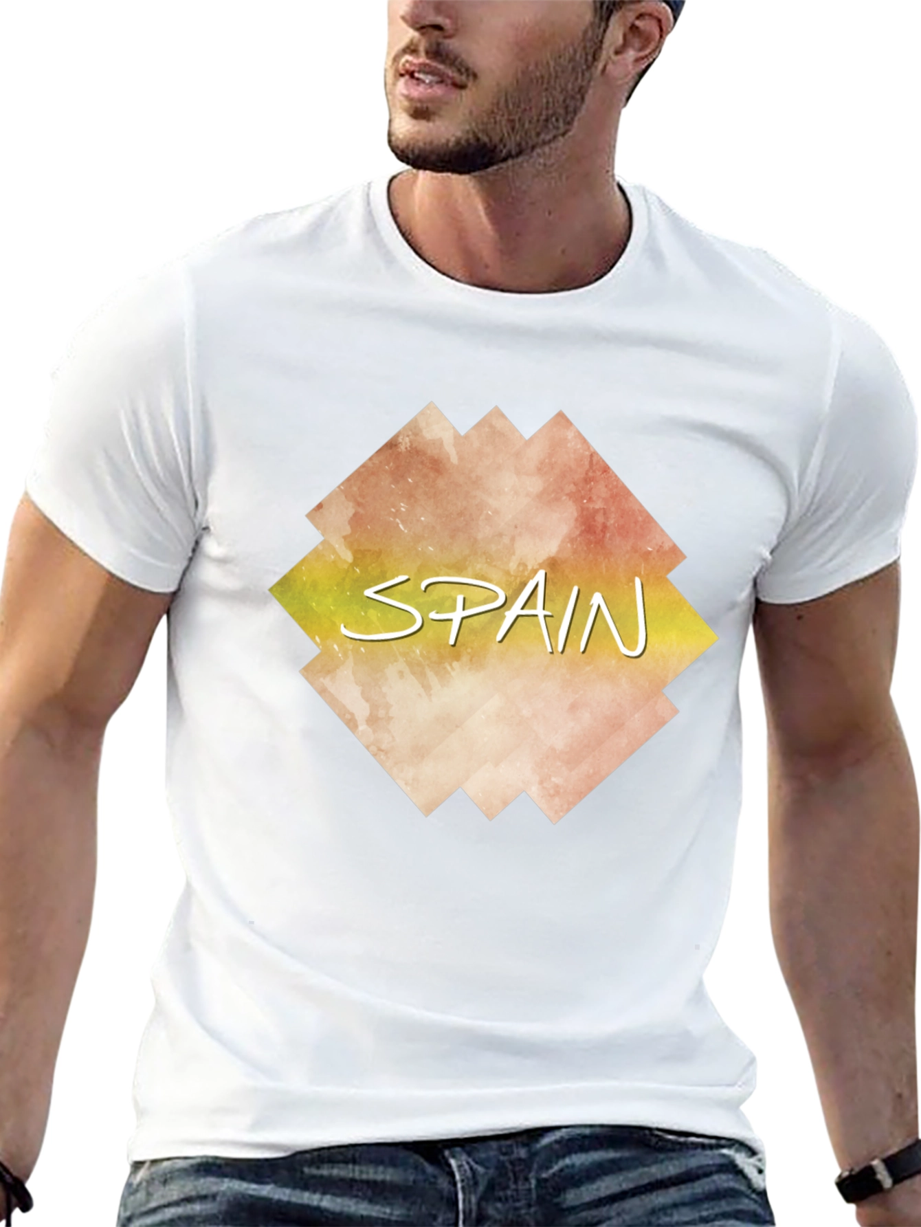 Spain Graphic Tee - Modern Tourist Souvenir Shirt