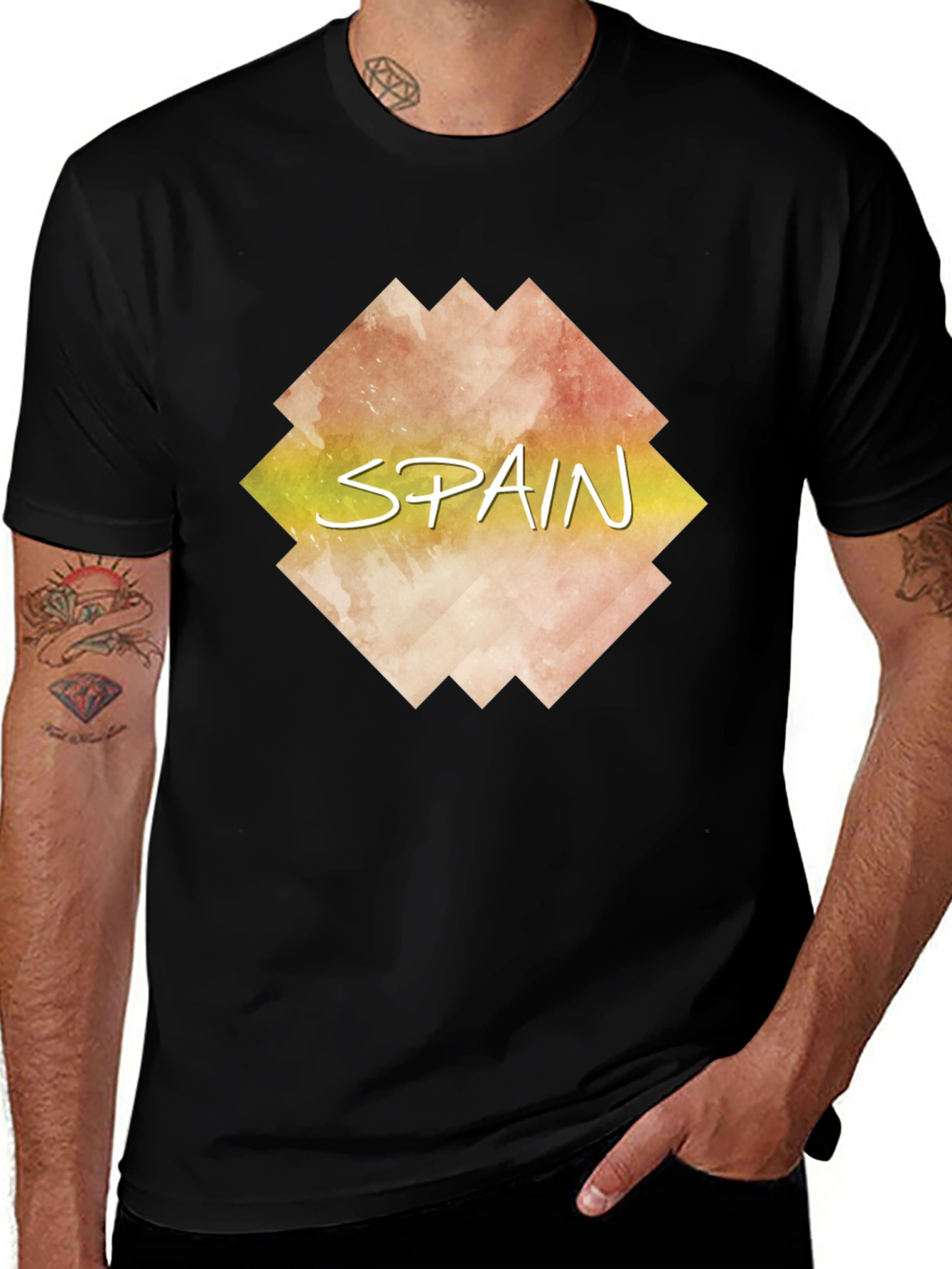 Spain Graphic Tee - Modern Tourist Souvenir Shirt