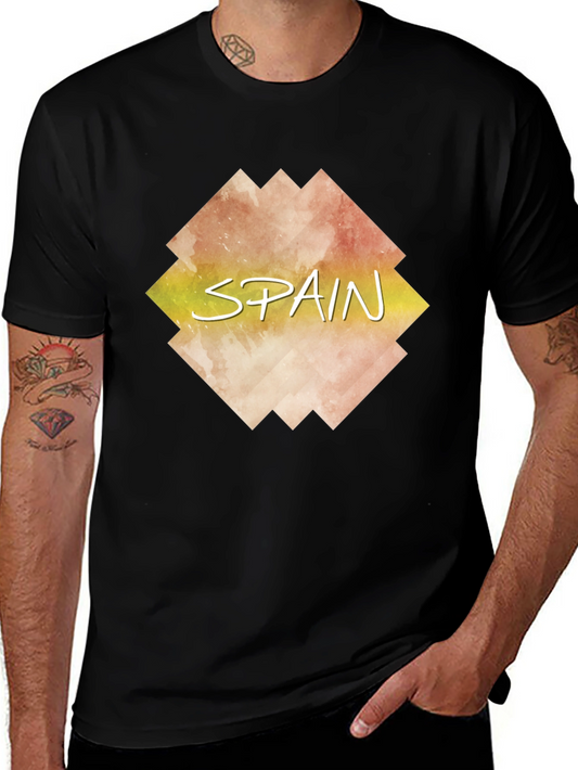 Spain Graphic Tee - Modern Tourist Souvenir Shirt