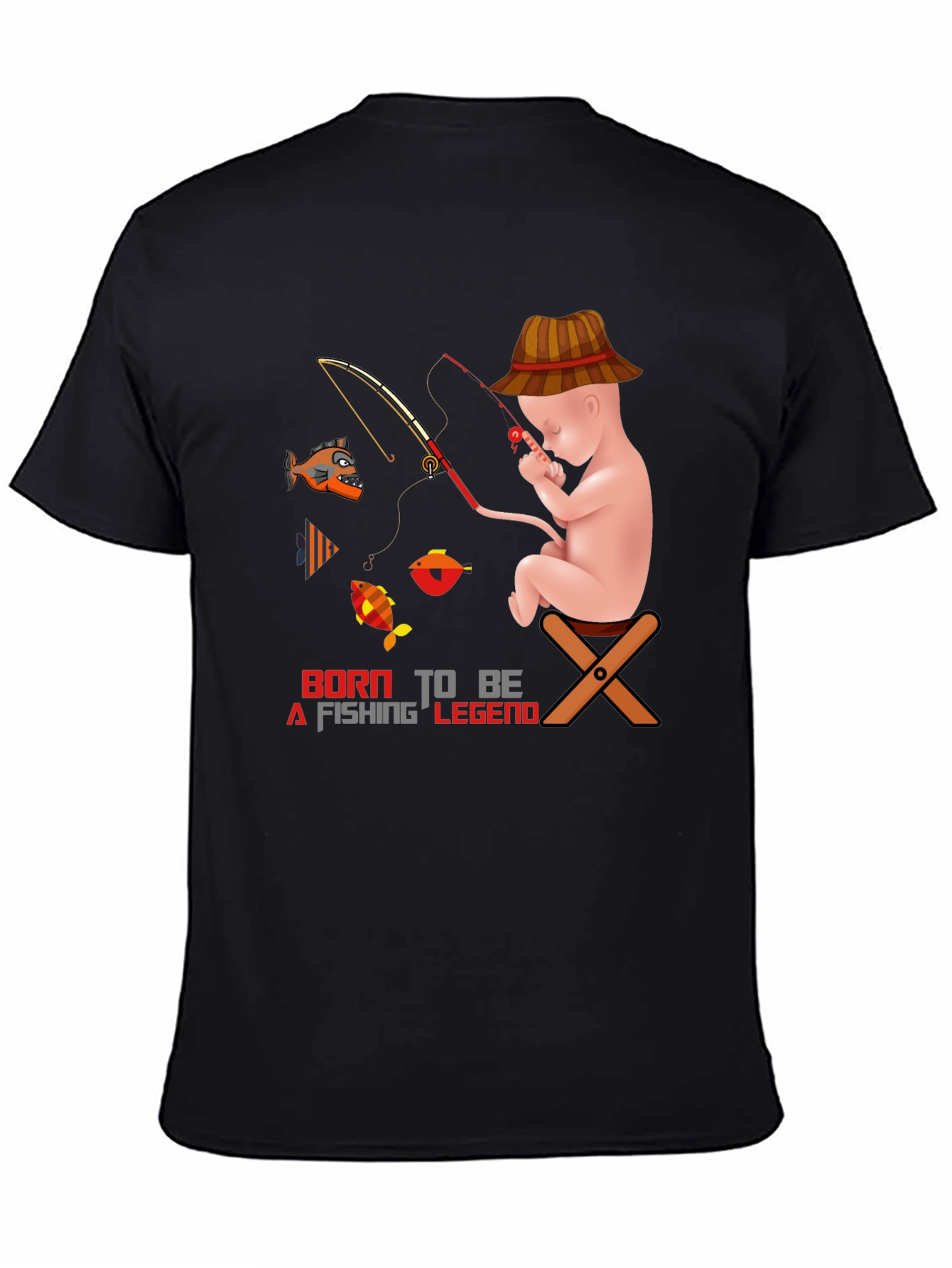 Born to Fish T-Shirt: Fishing Legend