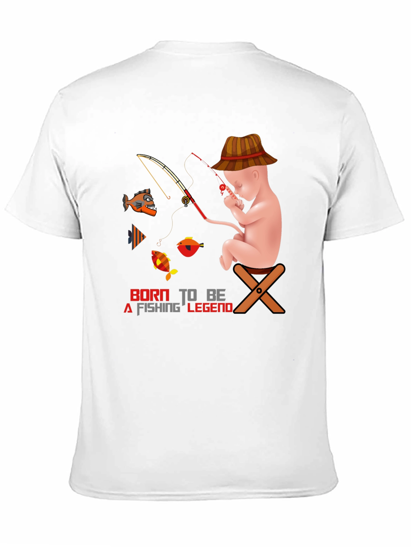 Born to Fish T-Shirt: Fishing Legend