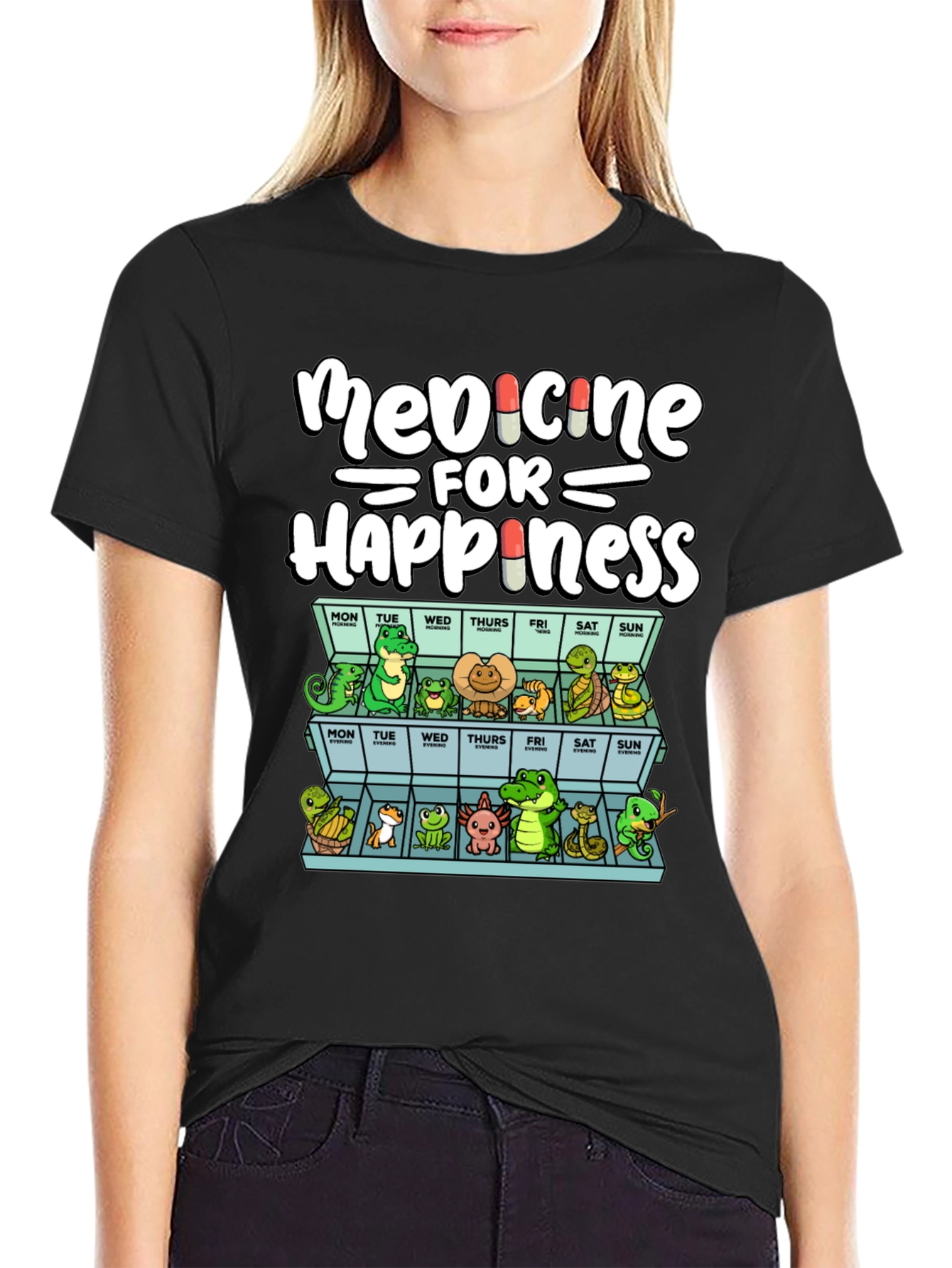 Medicine for Happiness Reptile T-Shirt