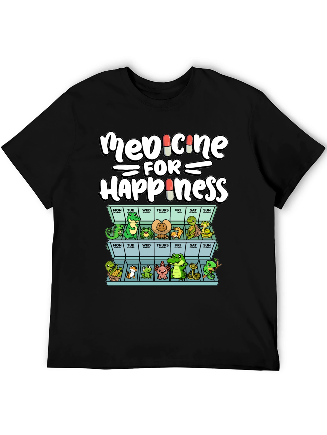 Medicine for Happiness Reptile T-Shirt