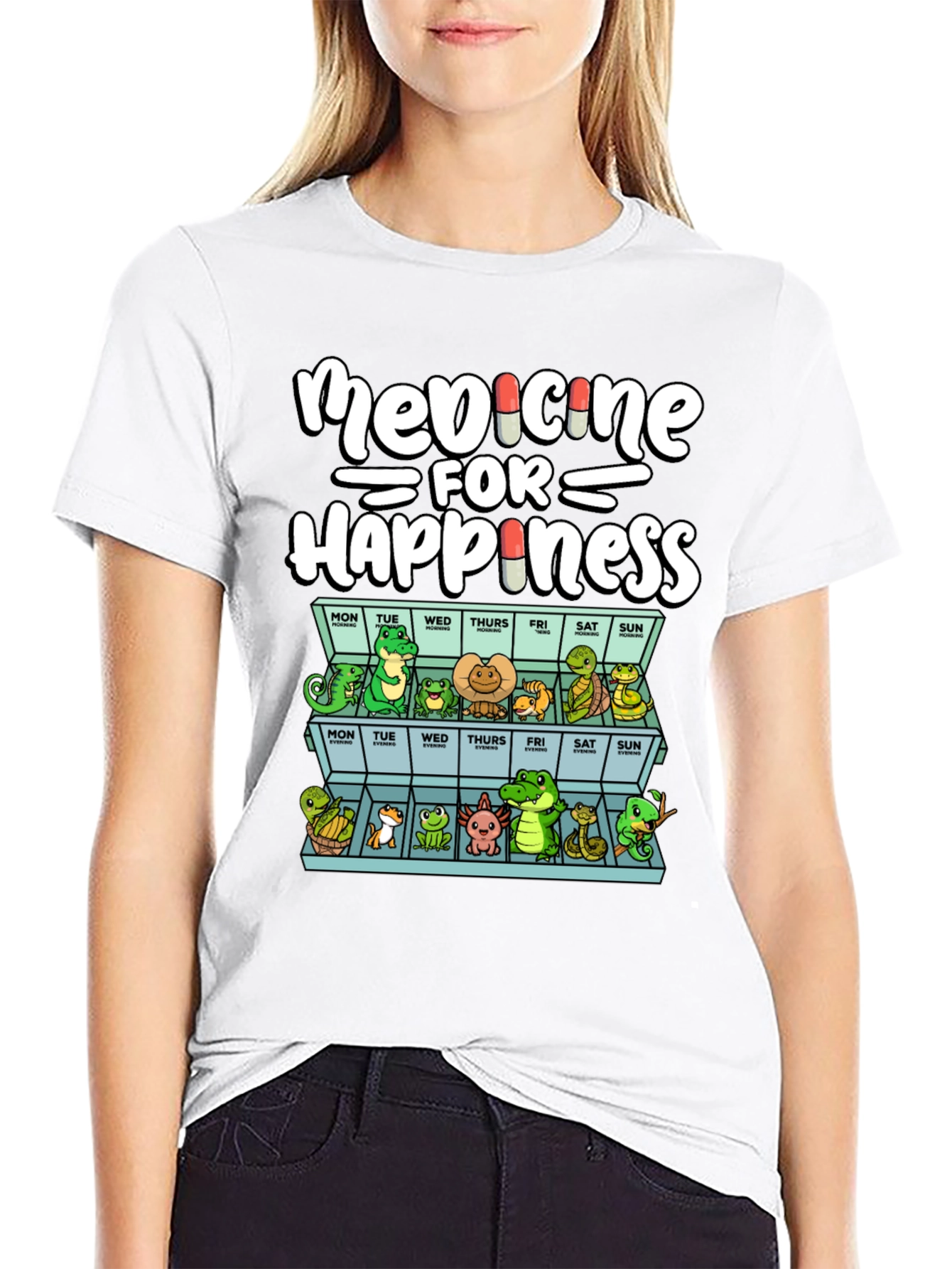 Medicine for Happiness Reptile T-Shirt